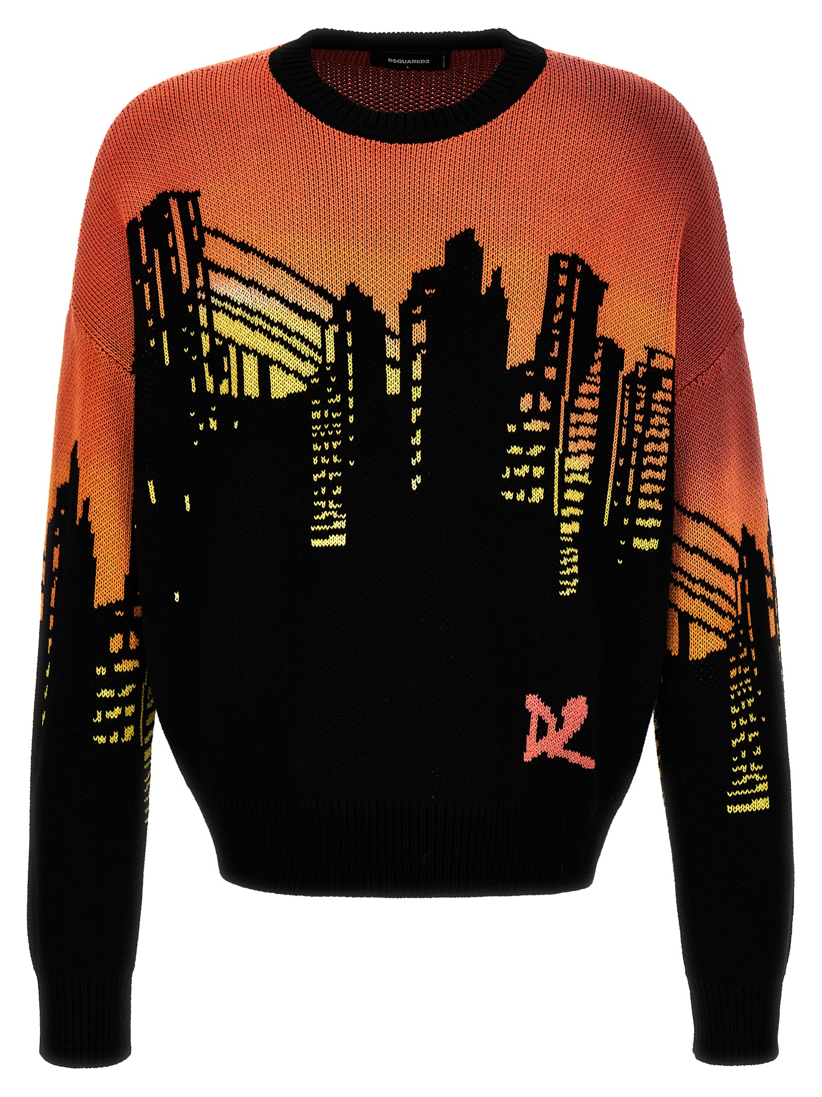 Intarsia sweater S74HA1426S18454961 (Dsquared2 / ニット・セーター・カーディガン ) | Dsquared2 (ディースクエアード)