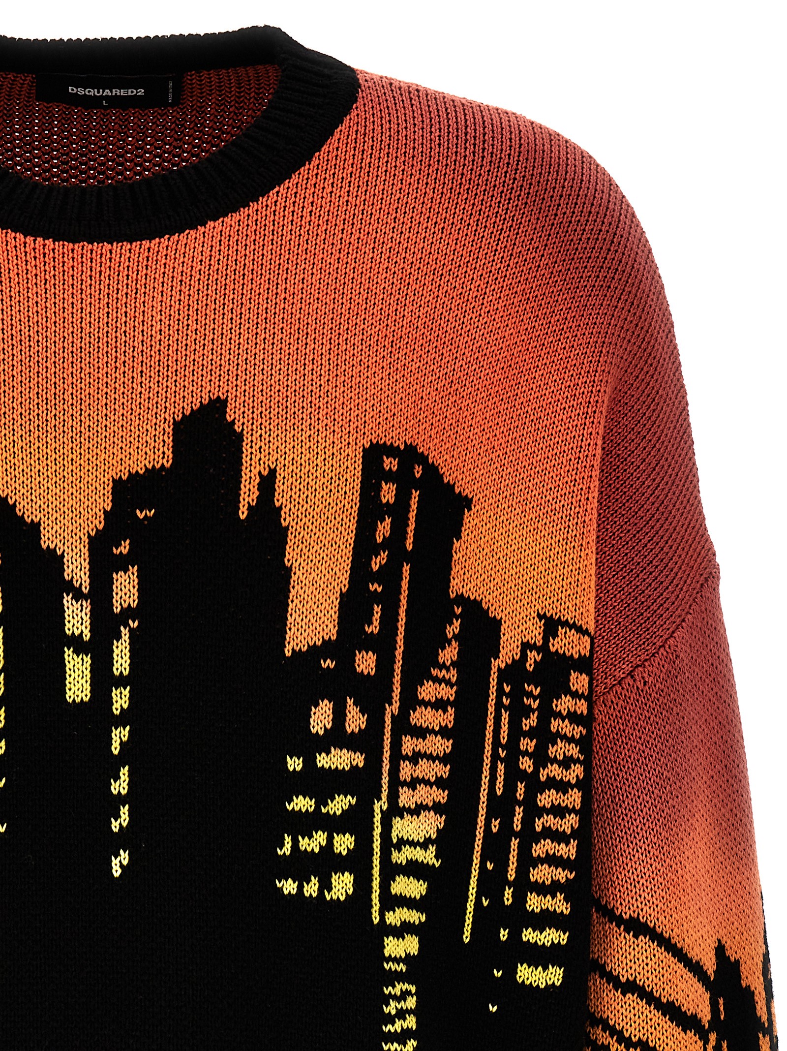 Intarsia sweater S74HA1426S18454961 (Dsquared2 / ニット・セーター・カーディガン ) | Dsquared2 (ディースクエアード)(2)