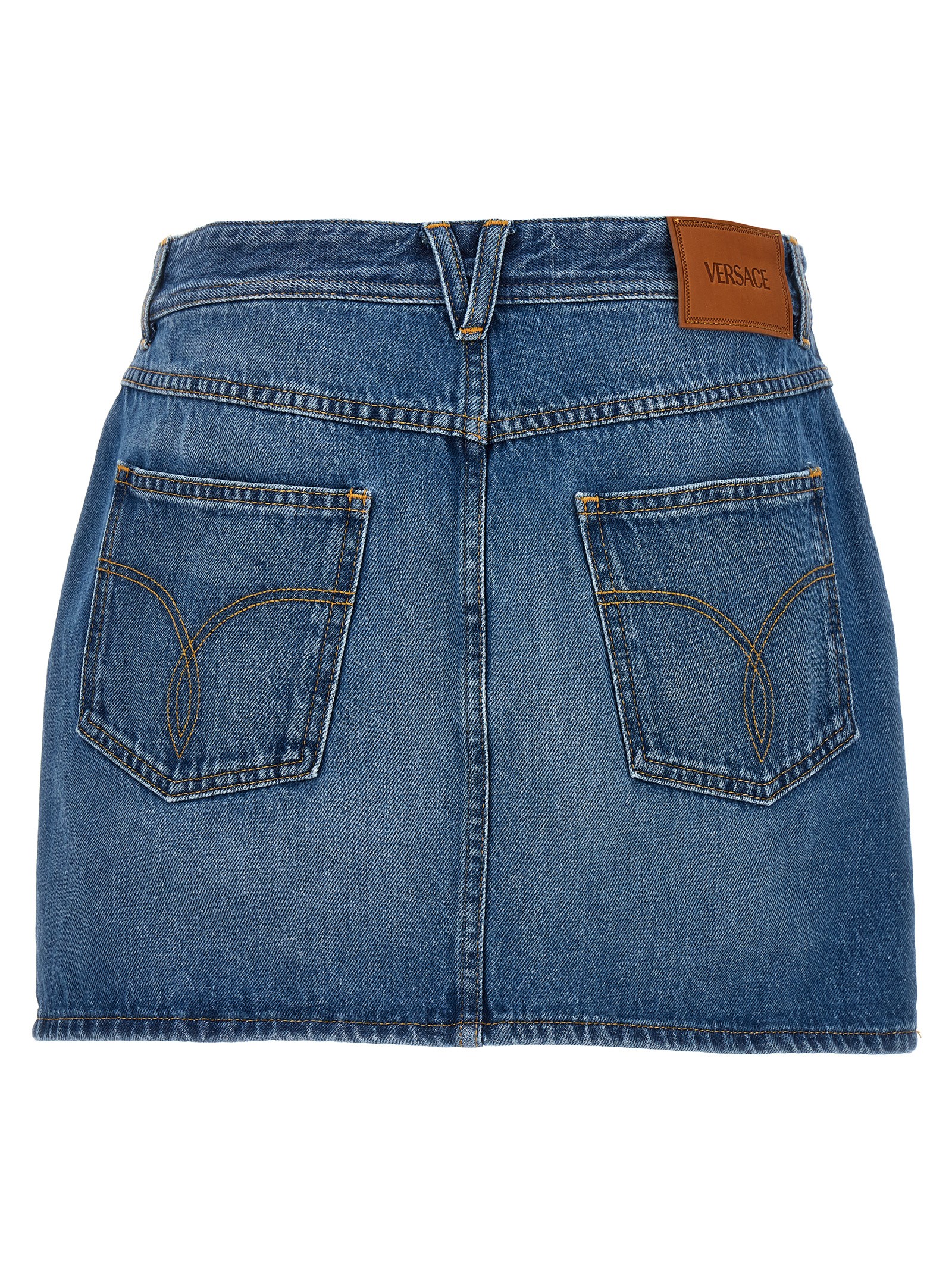 Denim mini skirt 10141051A100231D030 (VERSACE / スカート ) | VERSACE (ヴェルサーチェ)(1)