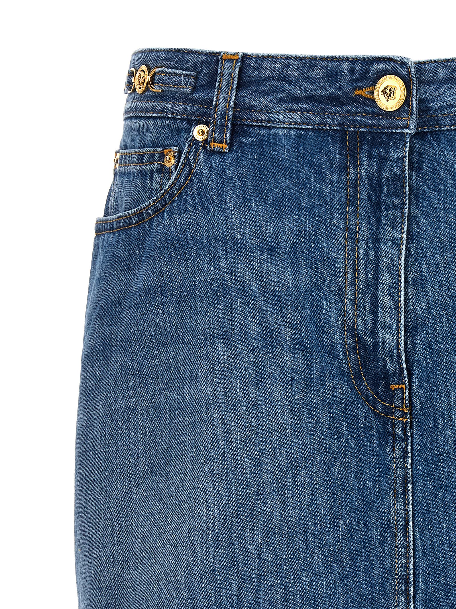 Denim mini skirt 10141051A100231D030 (VERSACE / スカート ) | VERSACE (ヴェルサーチェ)(2)