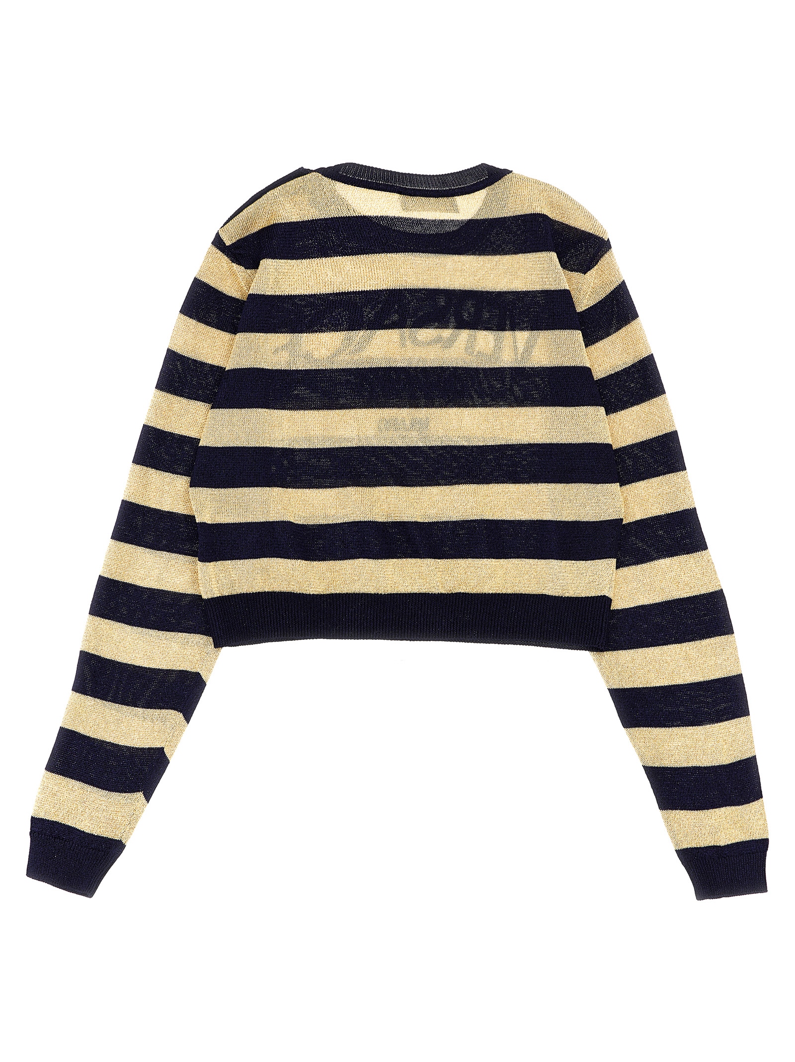 Lurex striped sweater with logo embroidery 10137781A096852U500 (VERSACE / ニット・セーター・カーディガン ) | VERSACE (ヴェルサーチェ)(1)