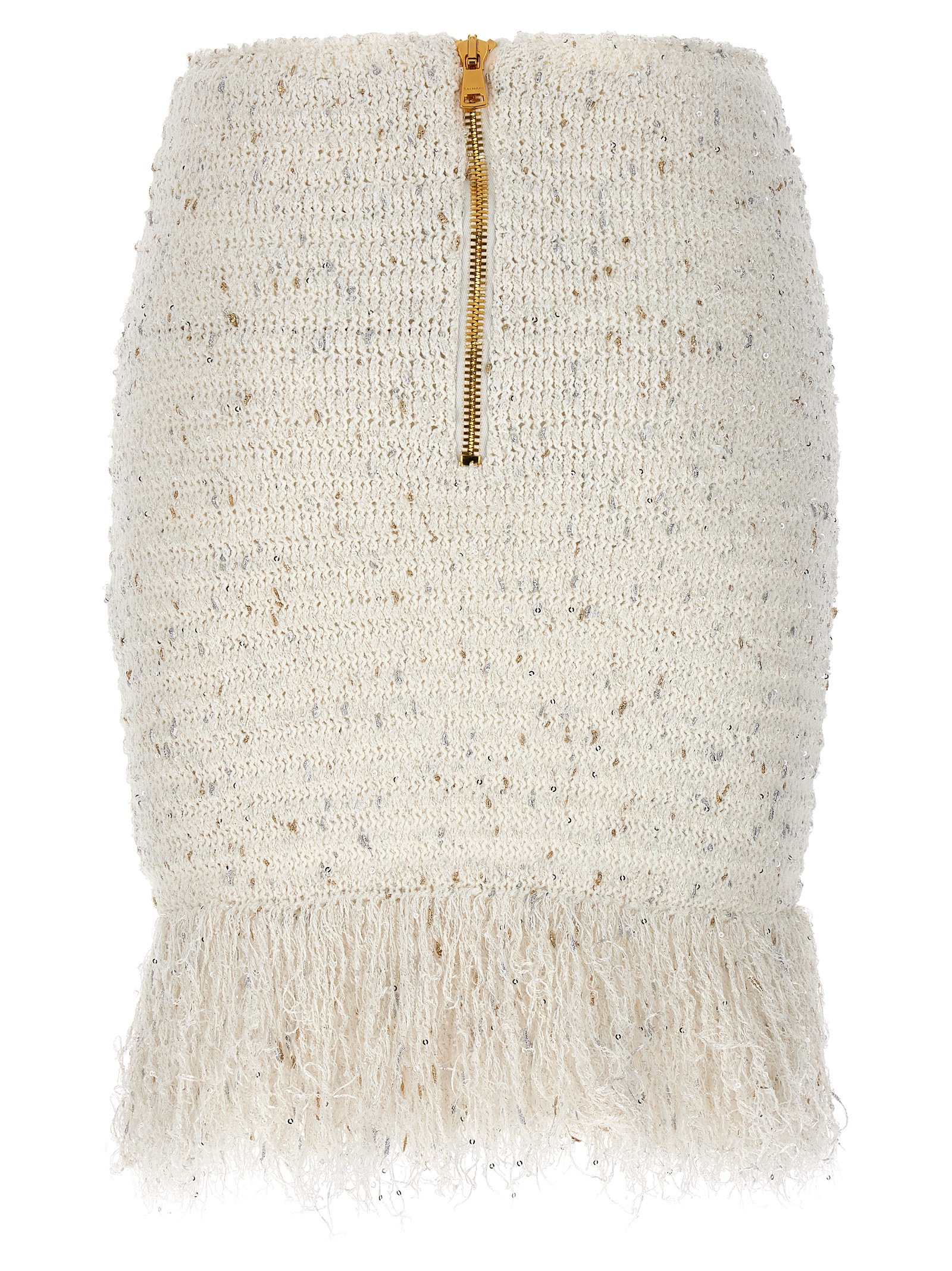 Fringed Tweed' skirt (Balmain/スカート) | Balmain（バルマン