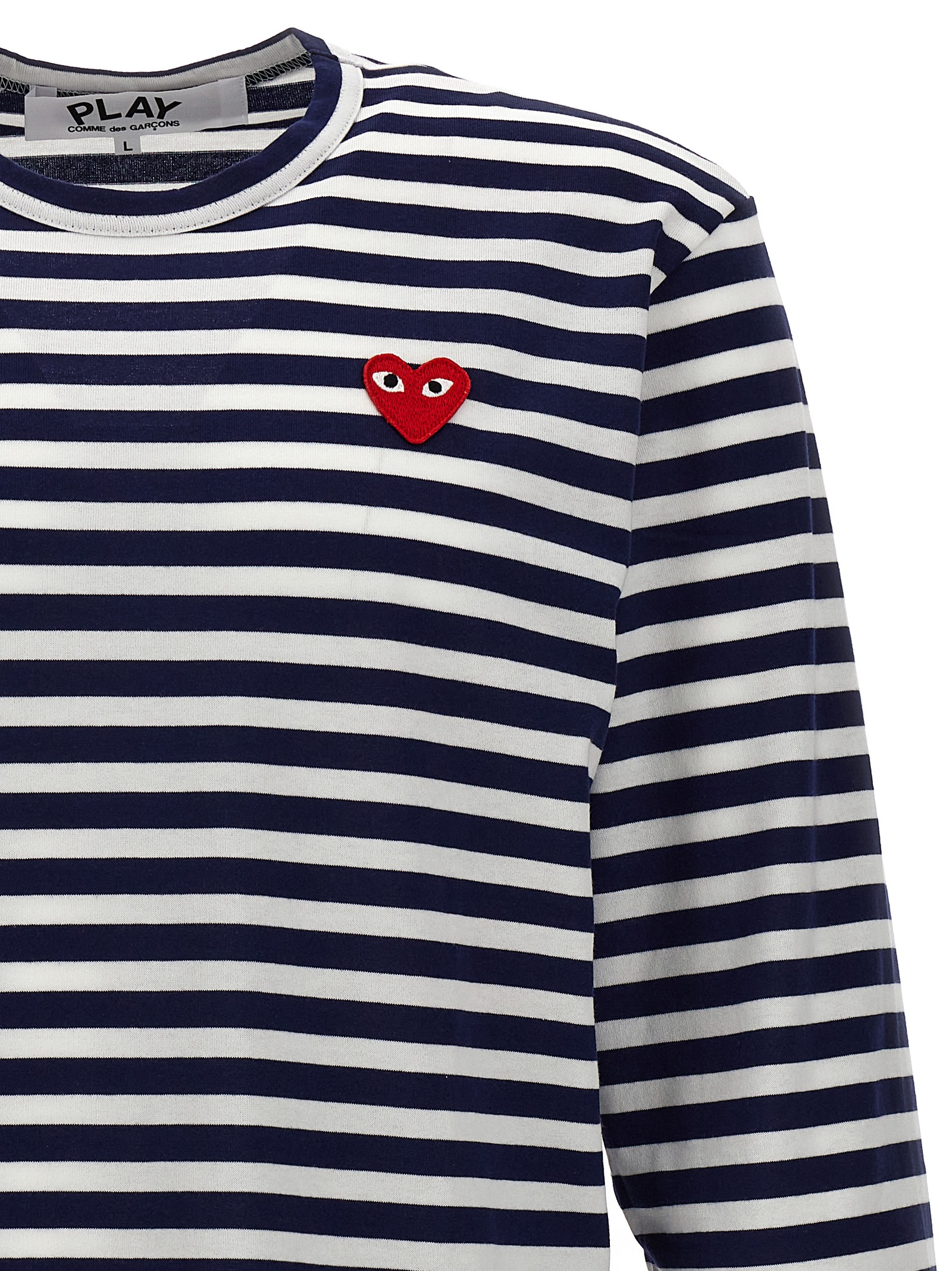 Logo patch stripes t-shirt AXT0101 (PLAY Comme Des Garçons / Tシャツ・カットソー ) | PLAY Comme Des Garçons (プレイ コムデギャルソン)(2)