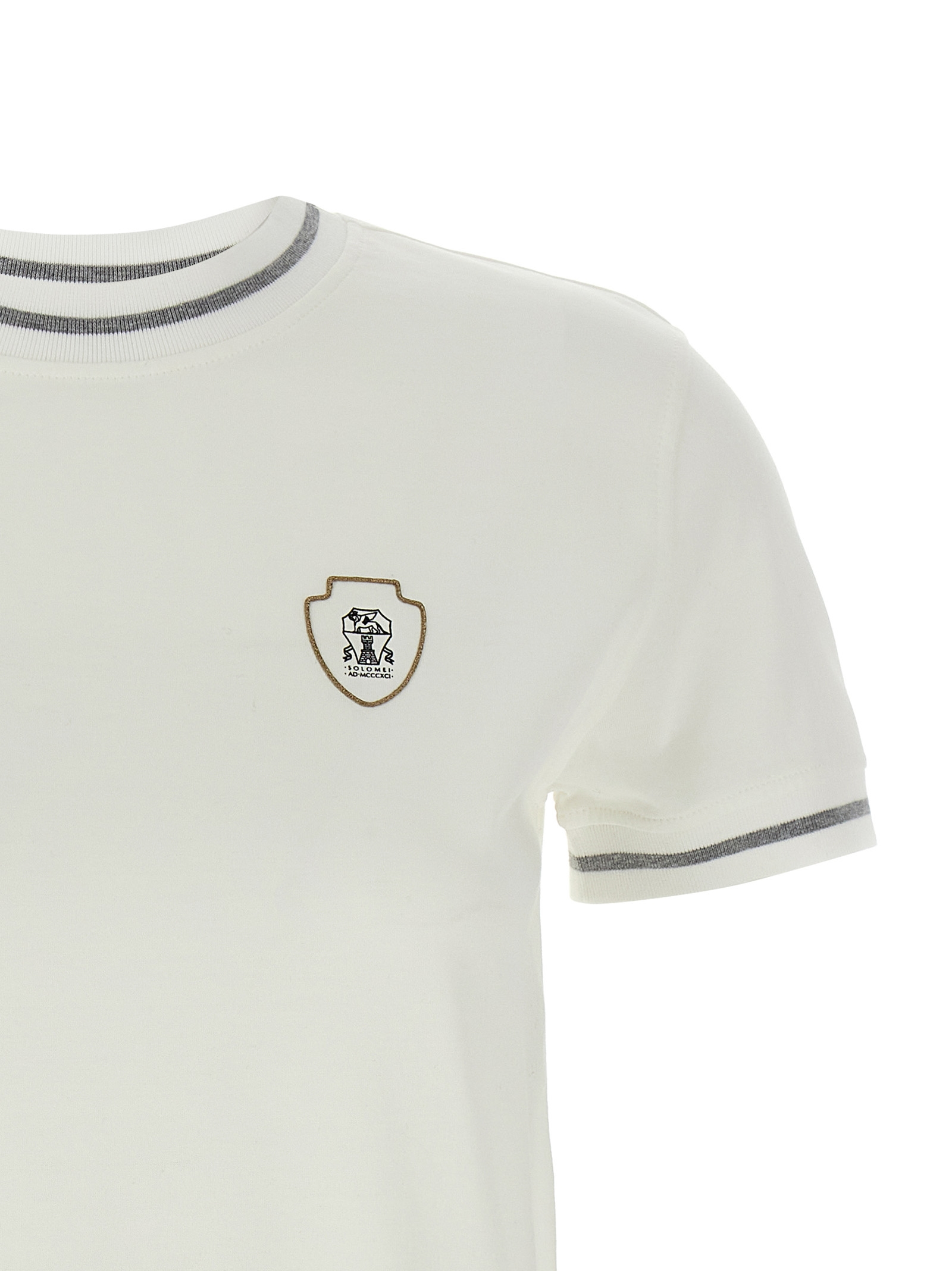 Logo T-shirt M0T81VD110C6159 (Brunello Cucinelli / Tシャツ・カットソー ) | Brunello Cucinelli (ブルネロ・クチネリ)(2)
