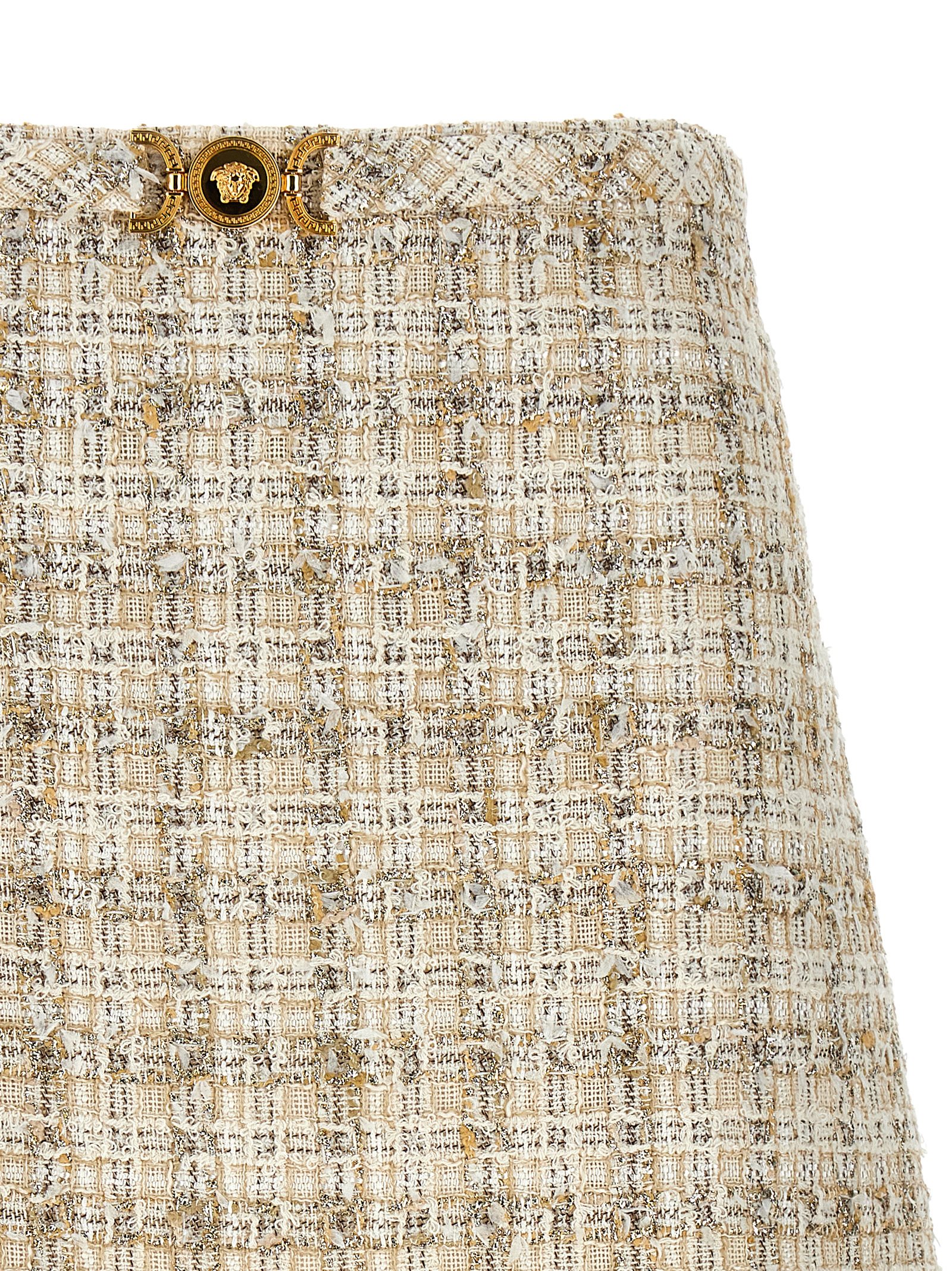 Tweed mini skirt 10157151A136462KN80 (VERSACE / スカート ) | VERSACE (ヴェルサーチェ)(2)