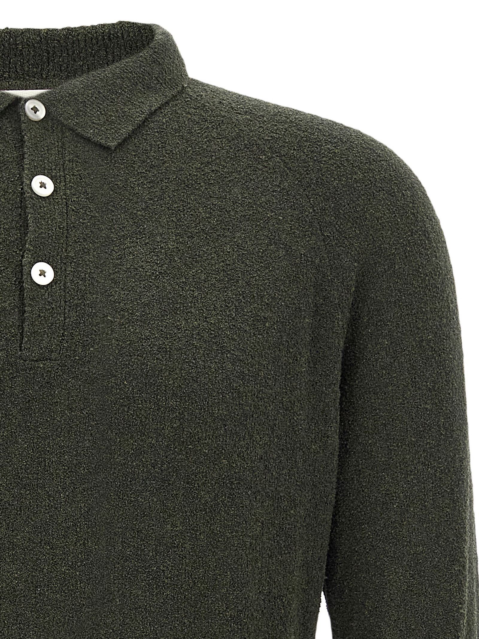 Bouclé cotton polo shirt YPK001C4 (ma'ry'ya / ポロシャツ ) | ma'ry'ya (マリア)(2)