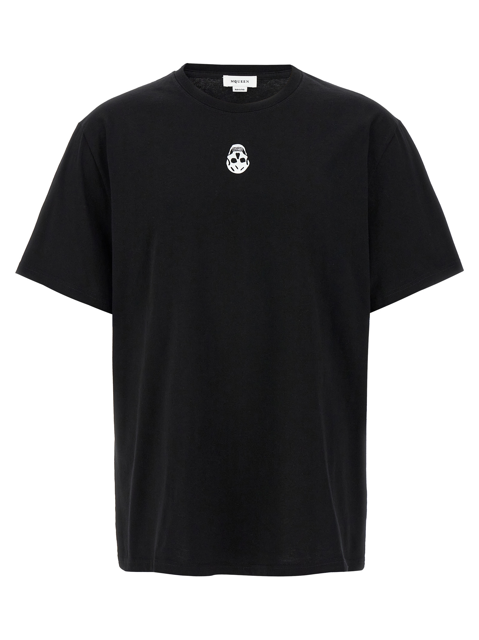 Flocked 'Skull' T-shirt 828428QTADR0520 (Alexander McQUEEN / Tシャツ・カットソー ) | Alexander McQUEEN (アレキサンダー・マックイーン)