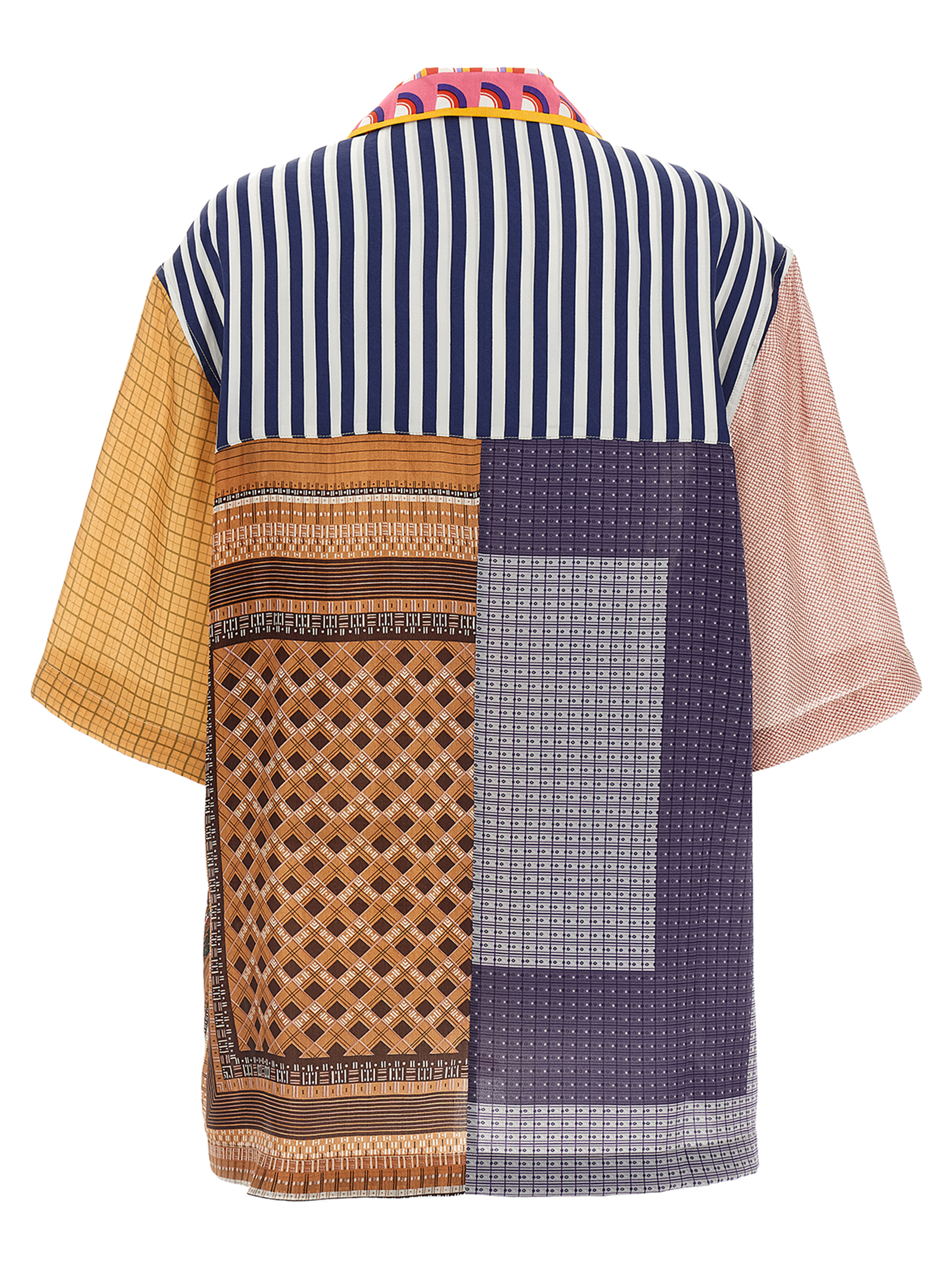 'Regenerated Silk Scarves Bowling' shirt USI025AUWOV0028MU00 (MARINE SERRE / シャツ・ブラウス ) | MARINE SERRE (マリーン セル)(5)