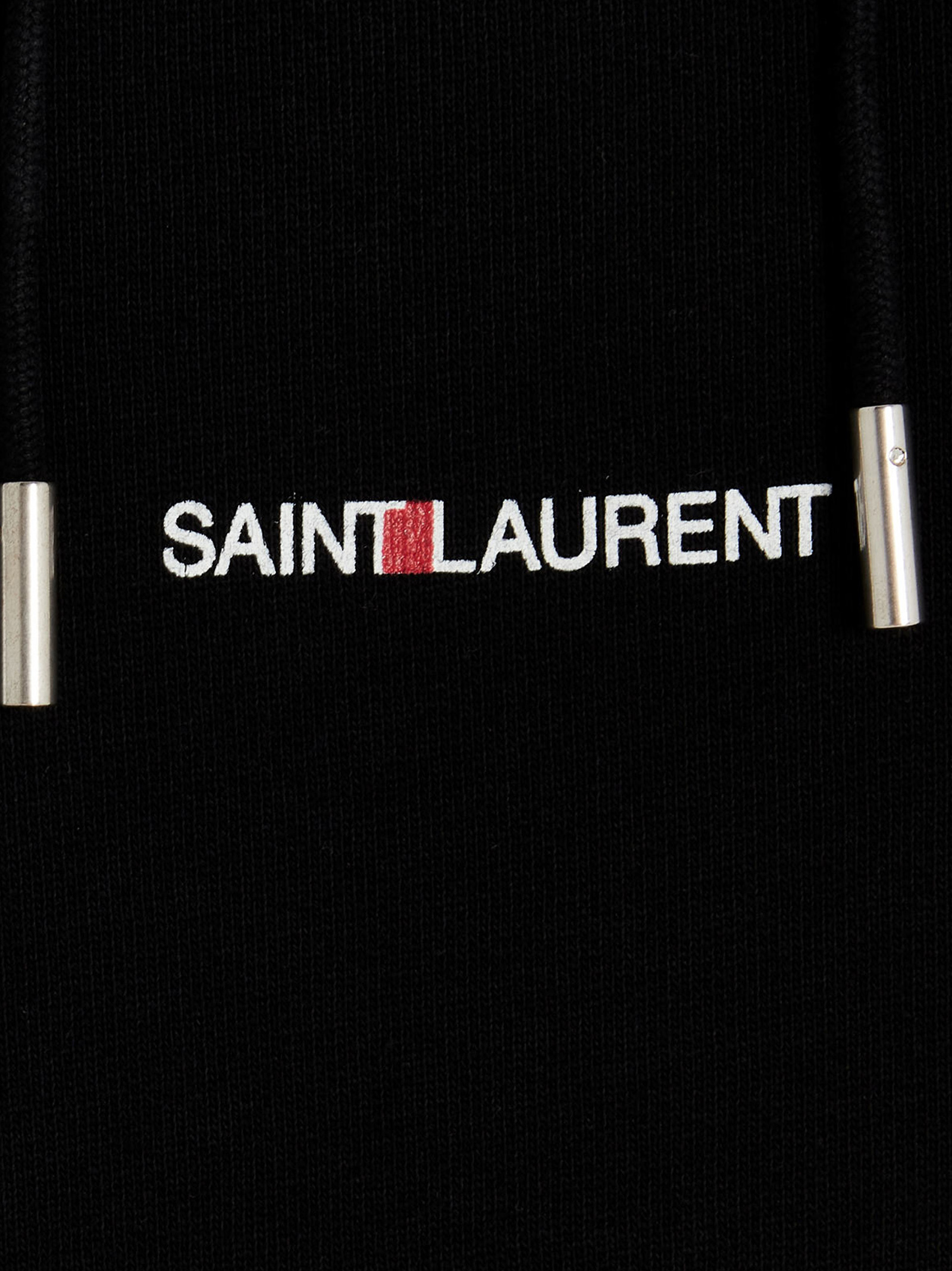 Logo print hoodie 677256YB2EZ1035 (Saint Laurent / スウェット・フーディー ) | Saint Laurent (サンローラン)(3)