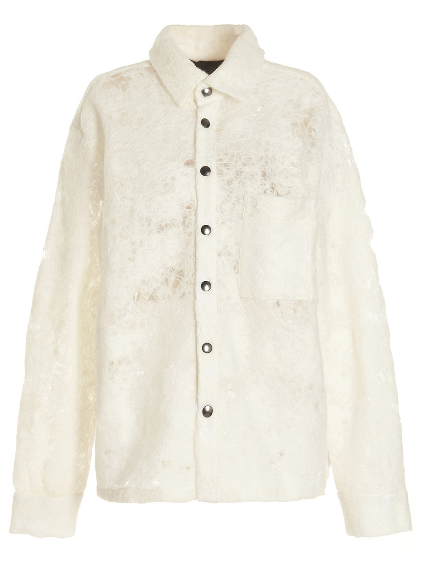 'Doomboh Patch Worker' shirt DMBD018WHWHITEMOHAIR (VITELLI / シャツ・ブラウス ) | VITELLI (ヴィテッリ)