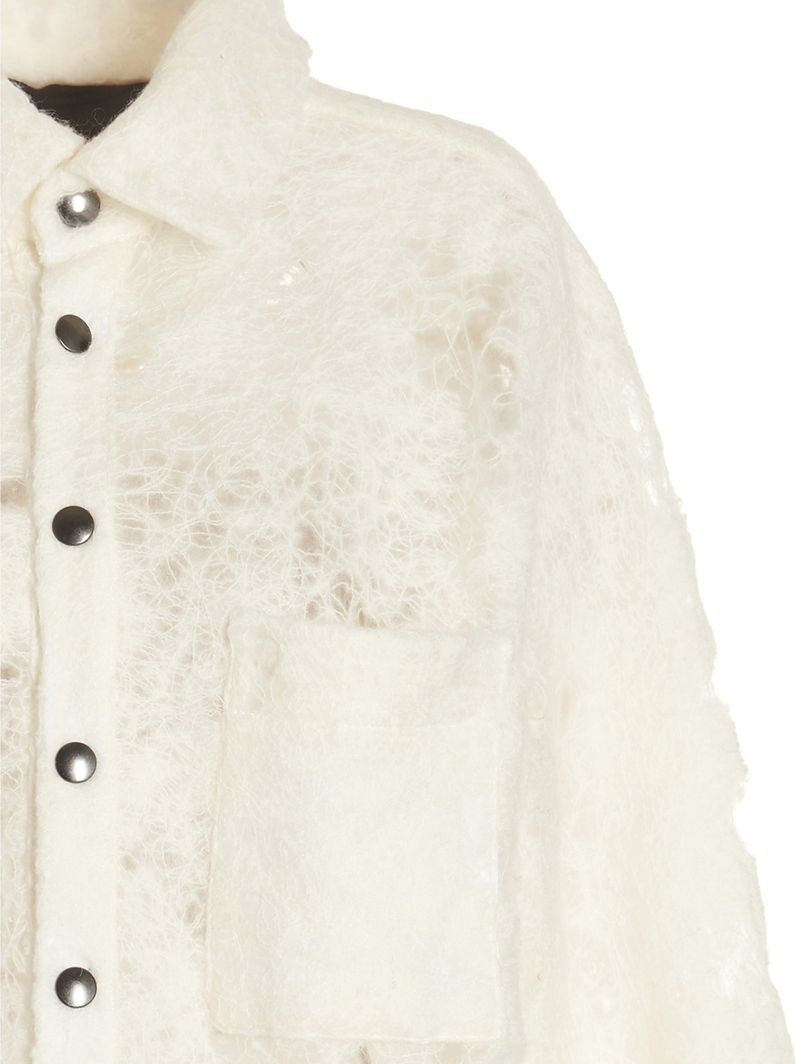 'Doomboh Patch Worker' shirt DMBD018WHWHITEMOHAIR (VITELLI / シャツ・ブラウス ) | VITELLI (ヴィテッリ)(2)