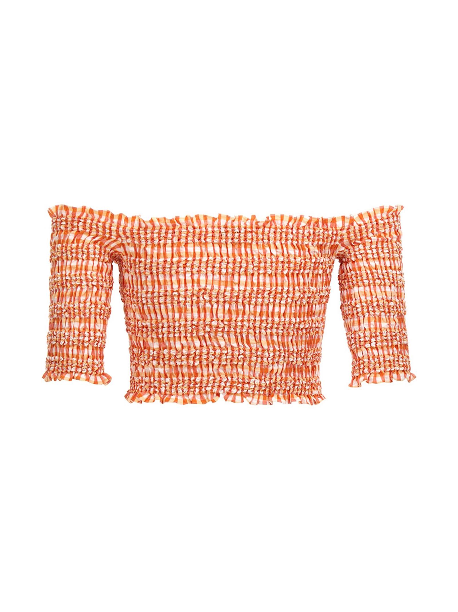 Smock stitch cropped top FD52TO0129LN17 (KENZO / Tシャツ・カットソー ) | KENZO (ケンゾー)(1)