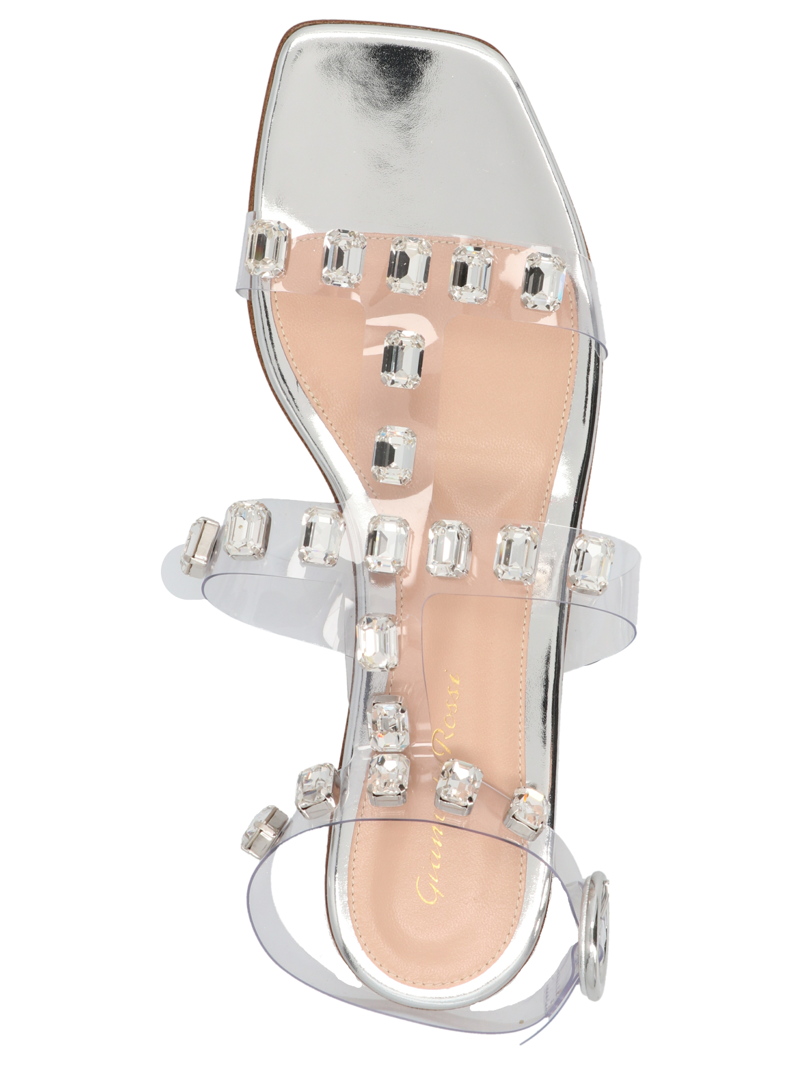 'Crystal Crash' sandals G3224305CUOGMETRASPSILVER (Gianvito Rossi / サンダル ) | Gianvito Rossi (ジャンヴィト ロッシ)(2)