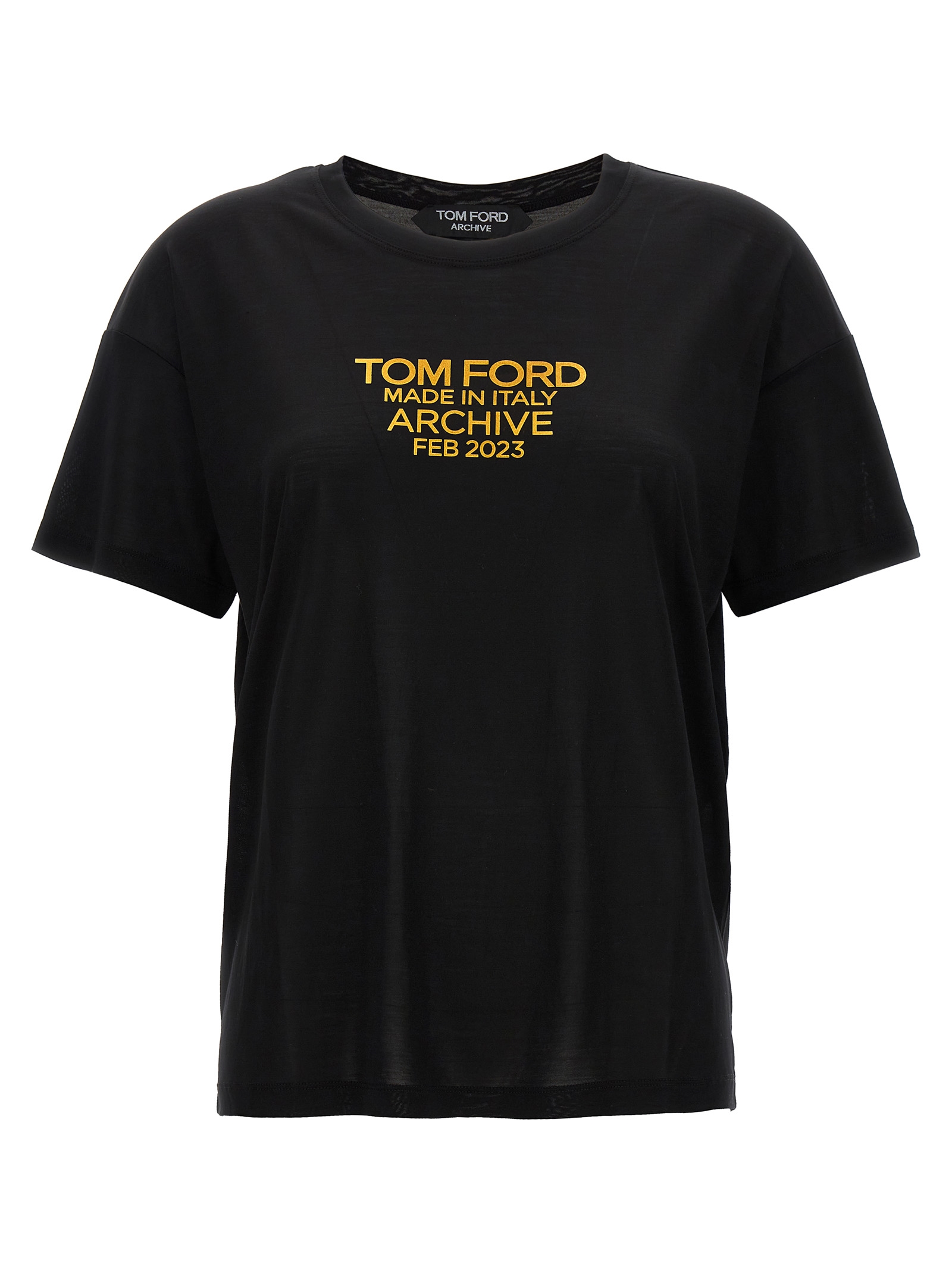 Logo print T-shirt TSJ560FAX835XLBGO (TOM FORD / Tシャツ・カットソー ) | TOM FORD (トムフォード)