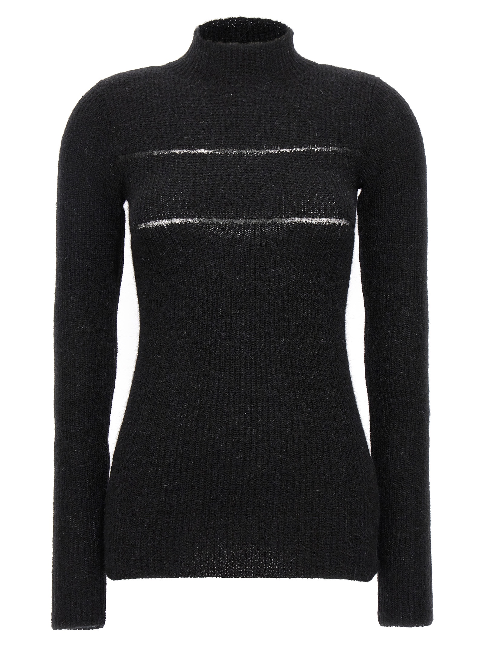 Organza insert sweater 3542MDM19923797099 (MSGM / ニット・セーター・カーディガン ) | MSGM (エムエスジーエム)
