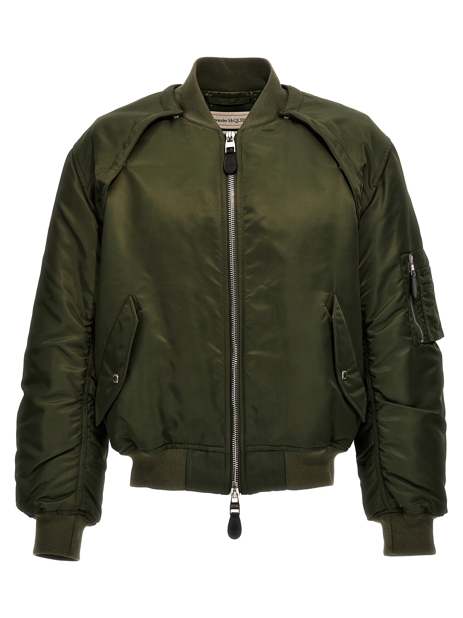 'Harness' bomber jacket 771141QRAAK3360 (Alexander McQUEEN / カジュアルジャケット・ベスト ) | Alexander McQUEEN (アレキサンダー・マックイーン)