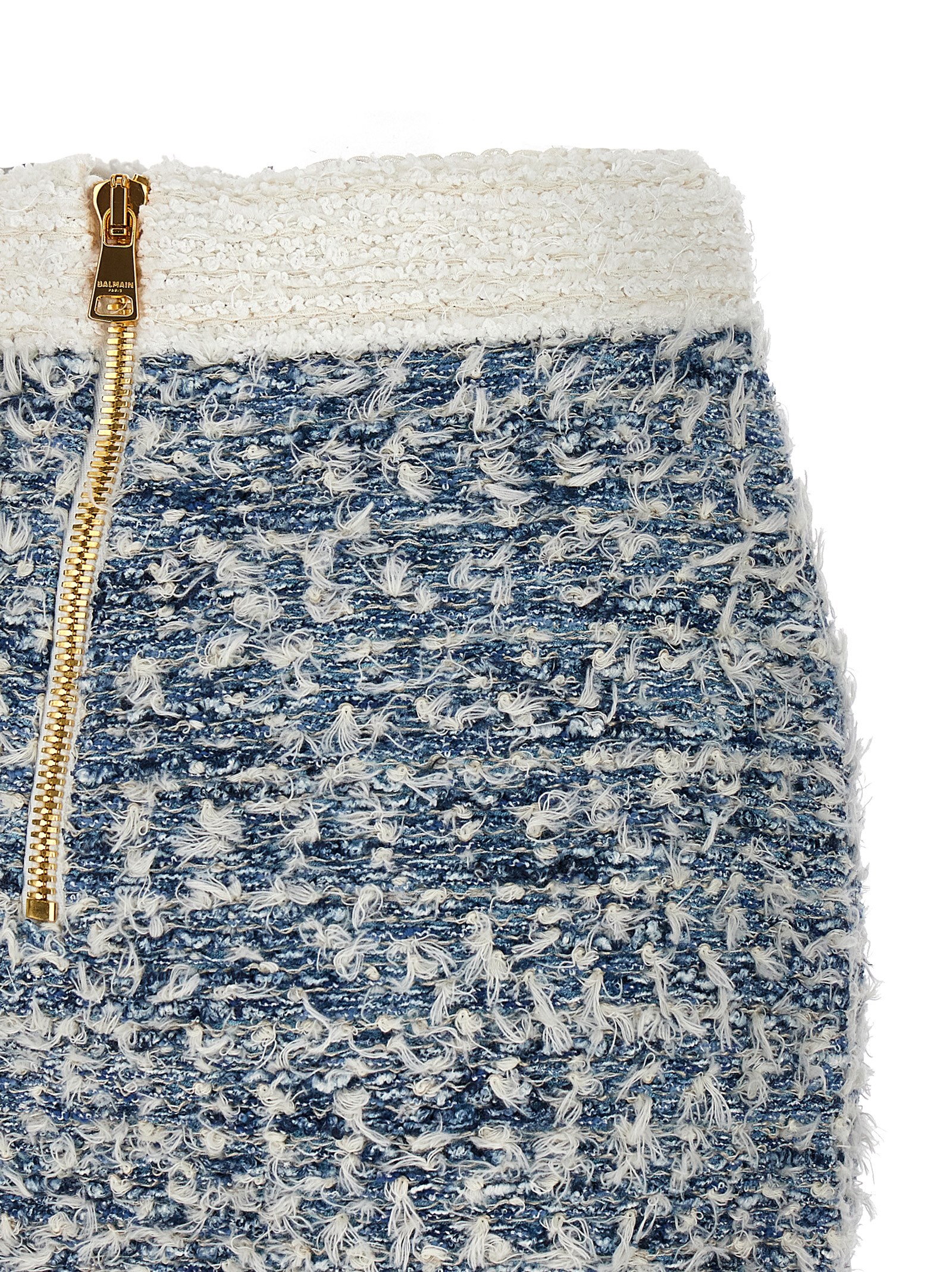 Fringed tweed skirt CF1LB293KF88SLJ (Balmain / スカート ) | Balmain (バルマン)(3)