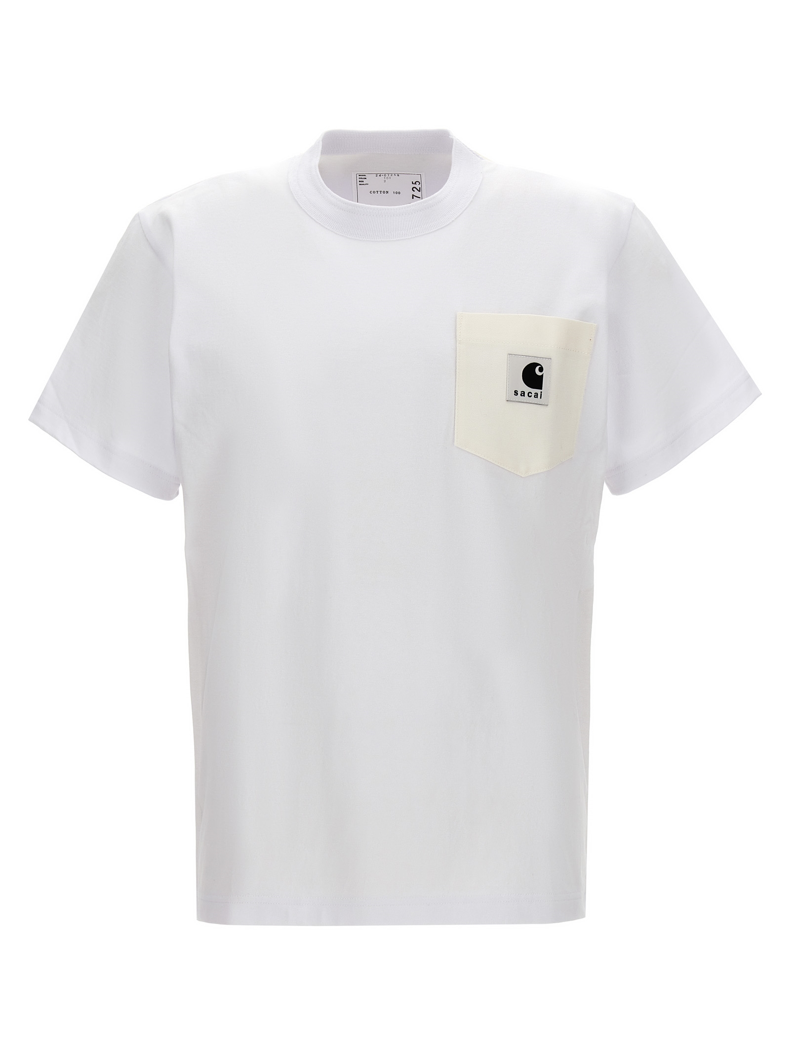 T-shirt Sacai x Carhartt WIP 240725S101 (sacai / Tシャツ・カットソー ) | sacai (サカイ)