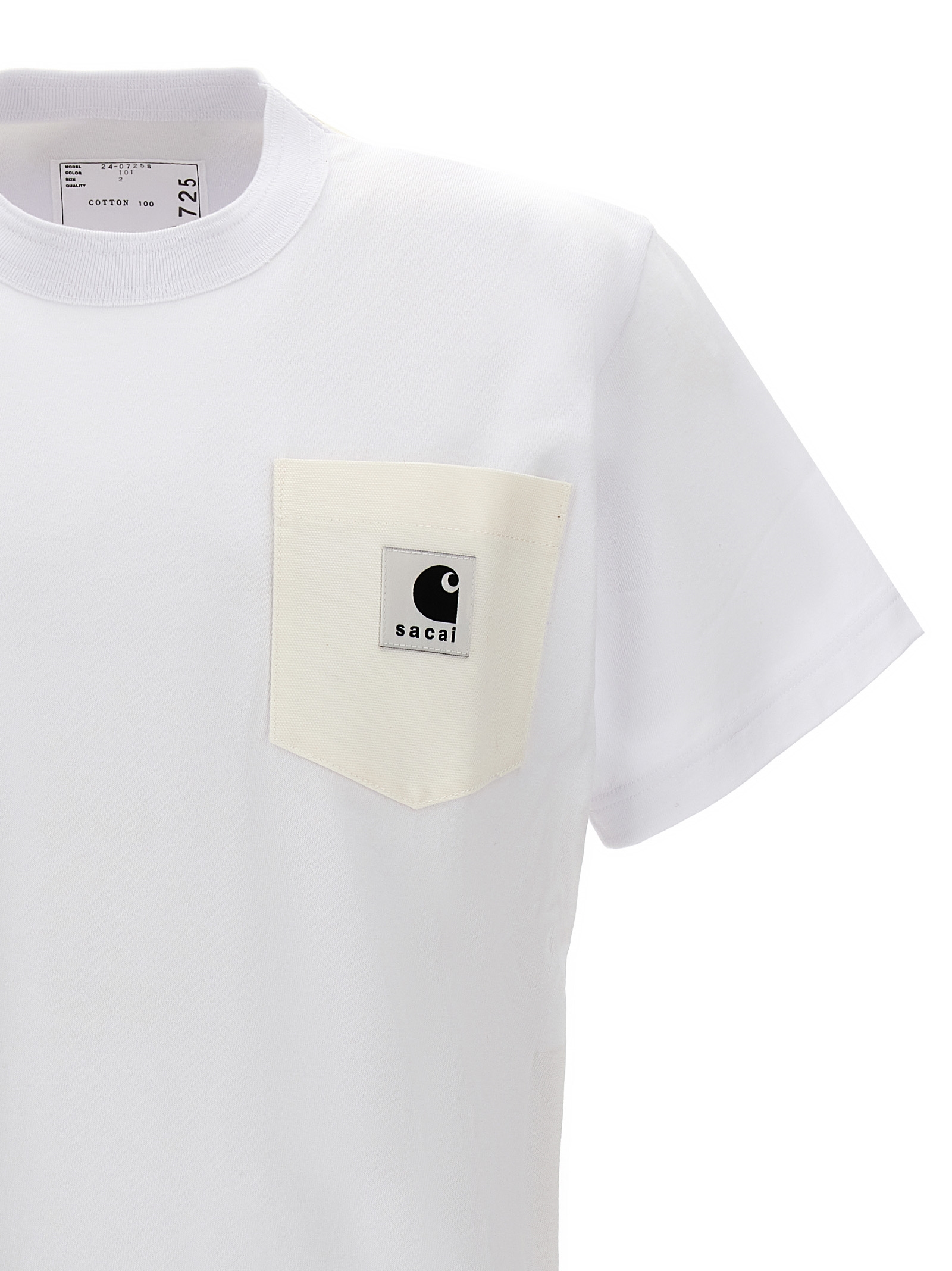 T-shirt Sacai x Carhartt WIP 240725S101 (sacai / Tシャツ・カットソー ) | sacai (サカイ)(3)