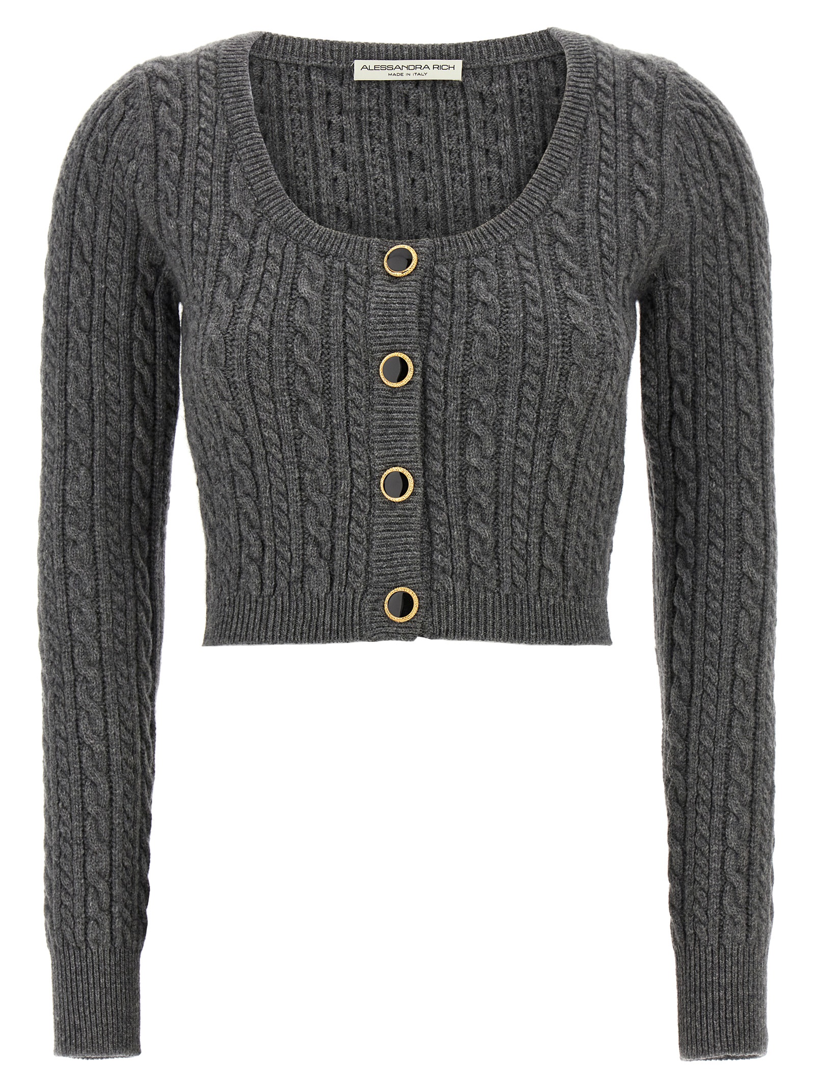 Cropped wool cardigan FABX3867K43920003 (ALESSANDRA RICH / ニット・セーター・カーディガン ) | ALESSANDRA RICH (アレッサンドラ リッチ)