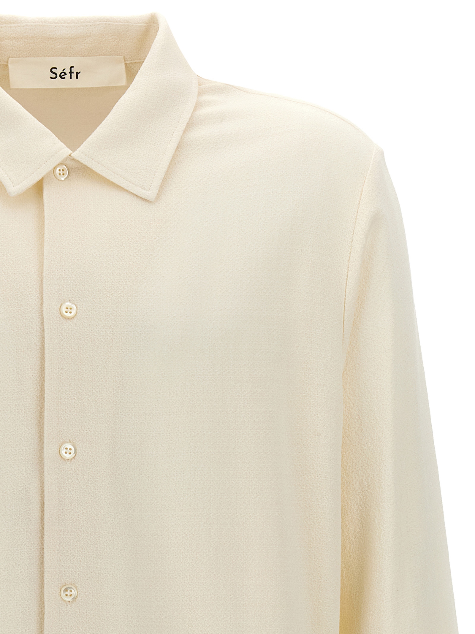 'Sense' shirt SS24SENSEOFFWHITECREPE (Séfr / シャツ・ブラウス ) | Séfr (セファ)(2)
