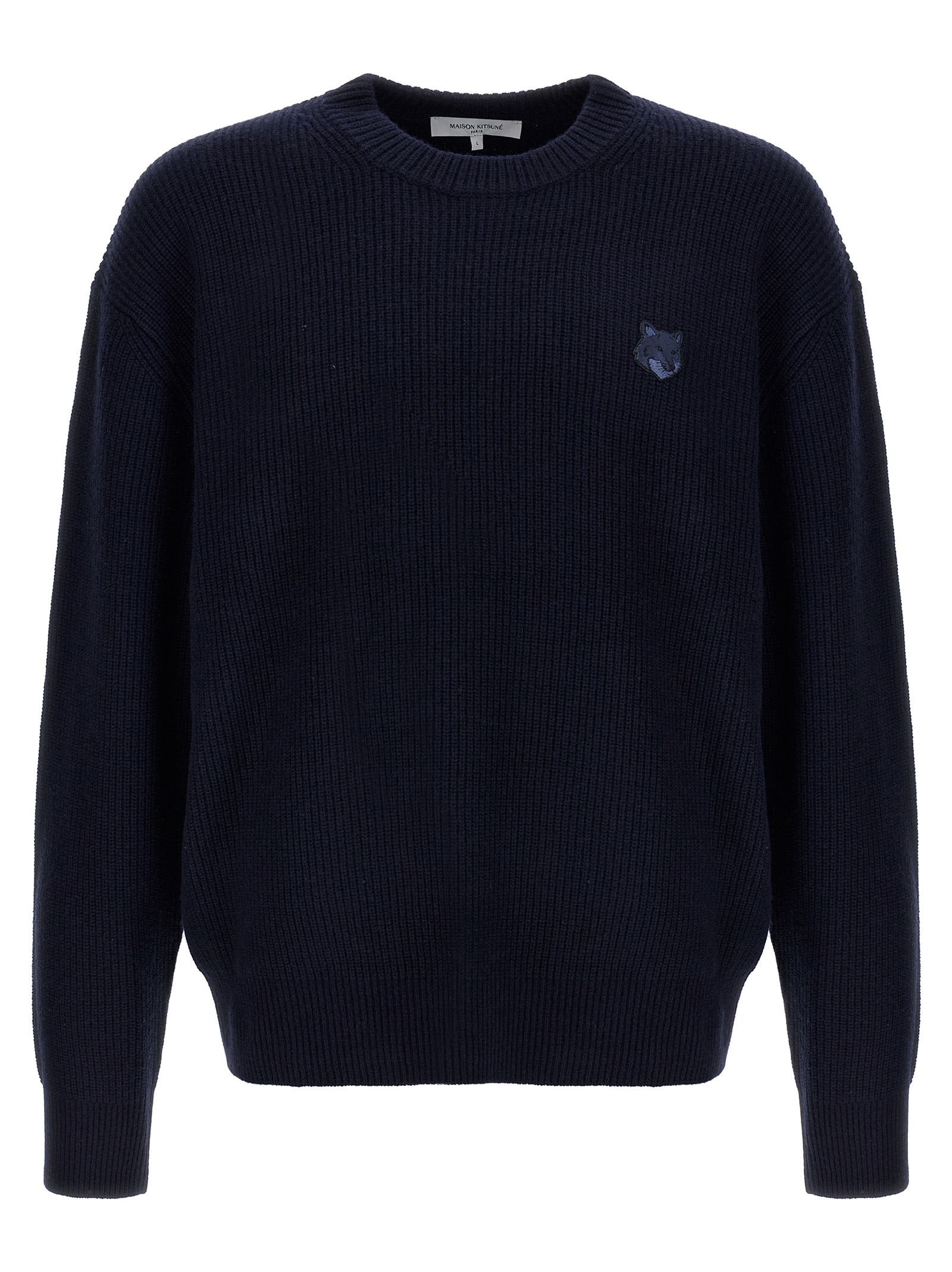 'Bold Fox Head' sweater LM00818KT1093P476 (Maison Kitsuné / ニット・セーター・カーディガン ) | Maison Kitsuné (メゾン キツネ)