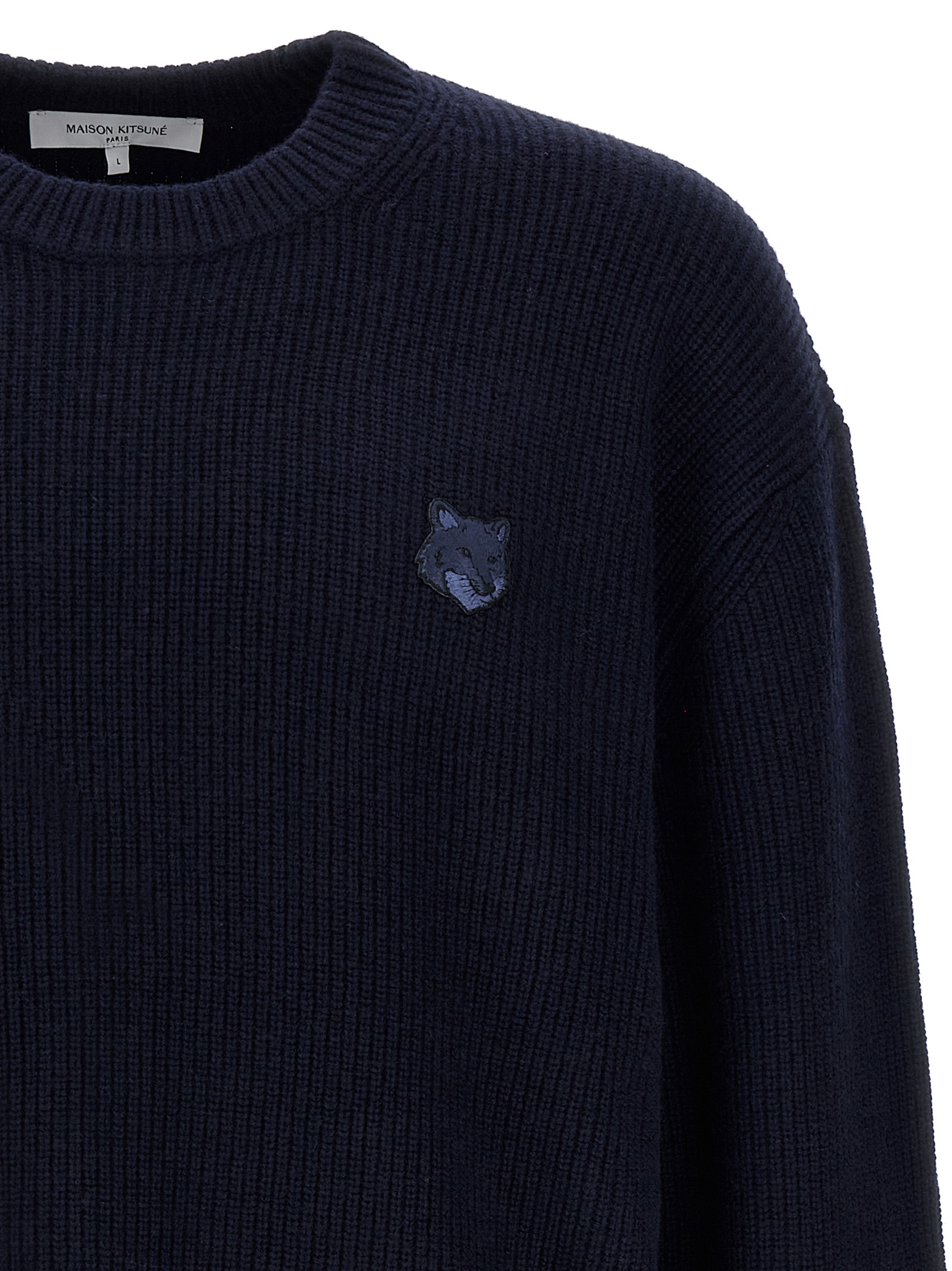 'Bold Fox Head' sweater LM00818KT1093P476 (Maison Kitsuné / ニット・セーター・カーディガン ) | Maison Kitsuné (メゾン キツネ)(2)