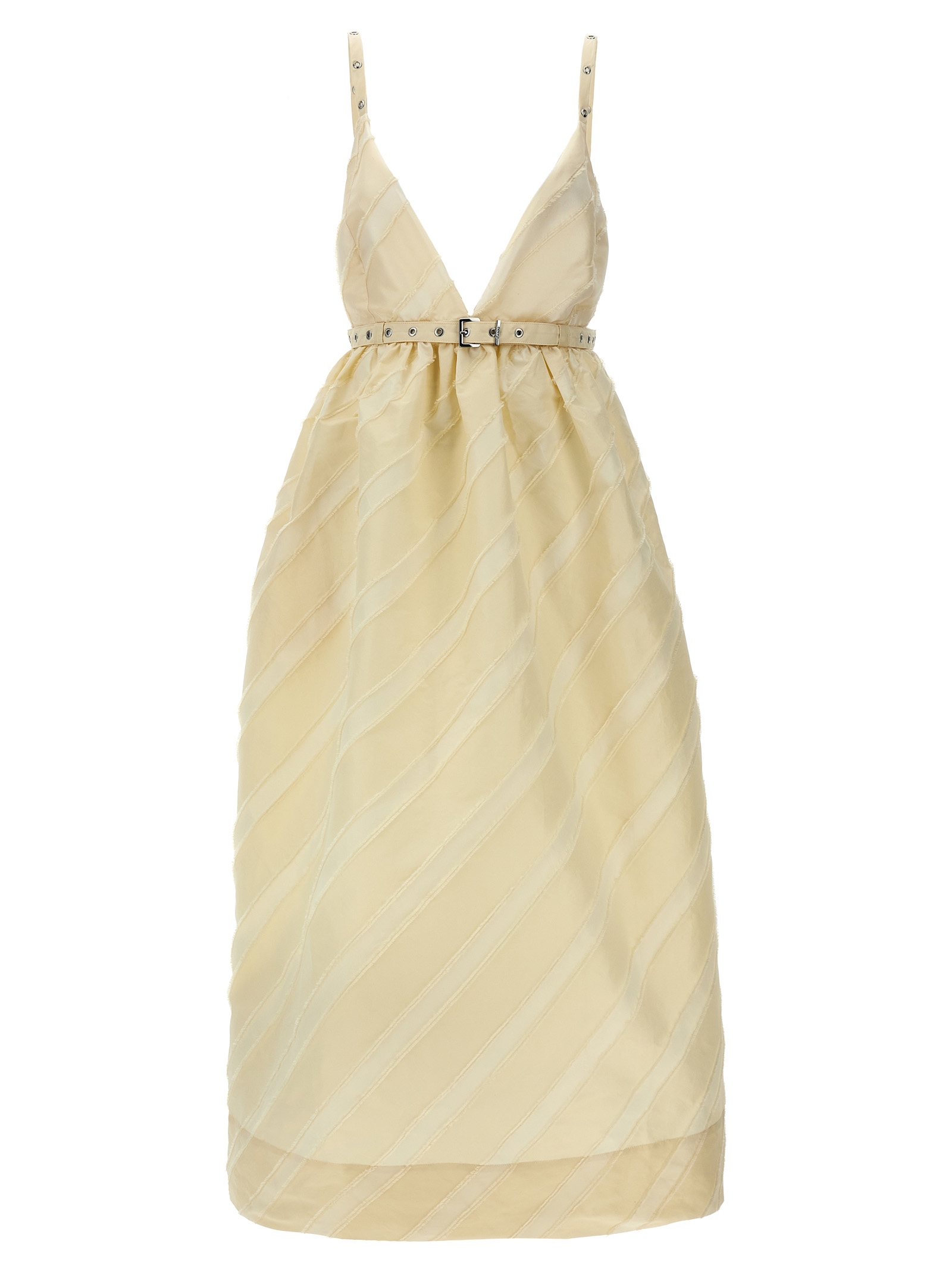 'Off-White Stripe Strap' dress W0173135 (GANNI / ワンピース・ドレス・オールインワン ) | GANNI (ガニー)
