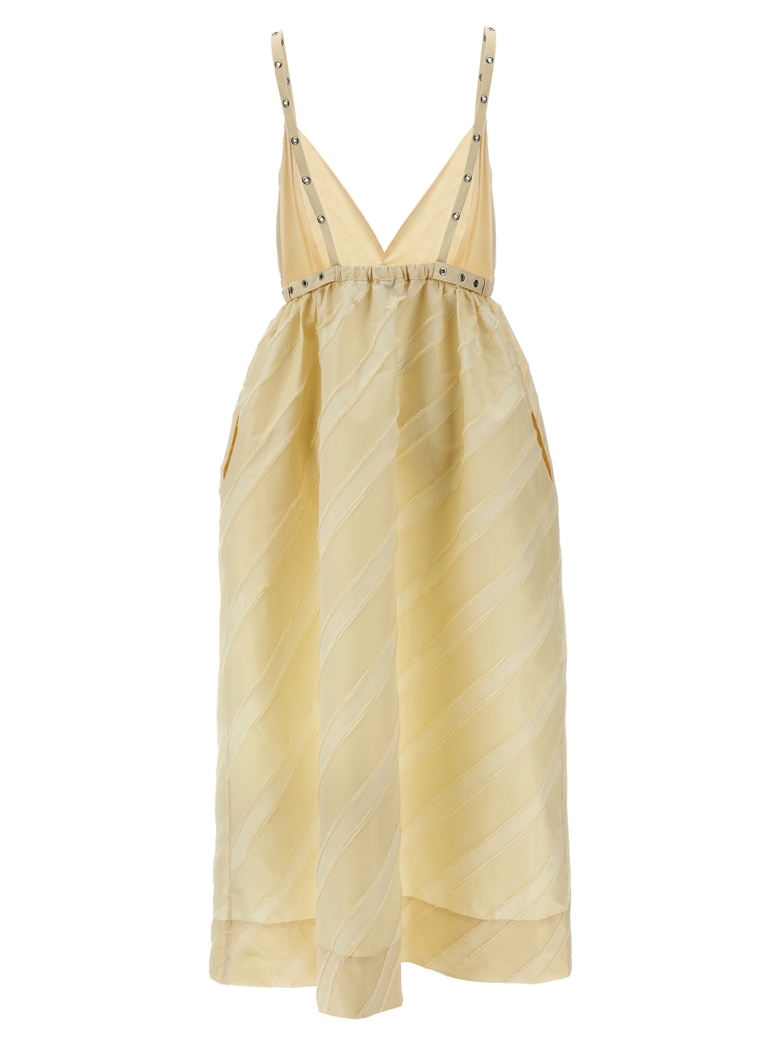'Off-White Stripe Strap' dress W0173135 (GANNI / ワンピース・ドレス・オールインワン ) | GANNI (ガニー)(1)