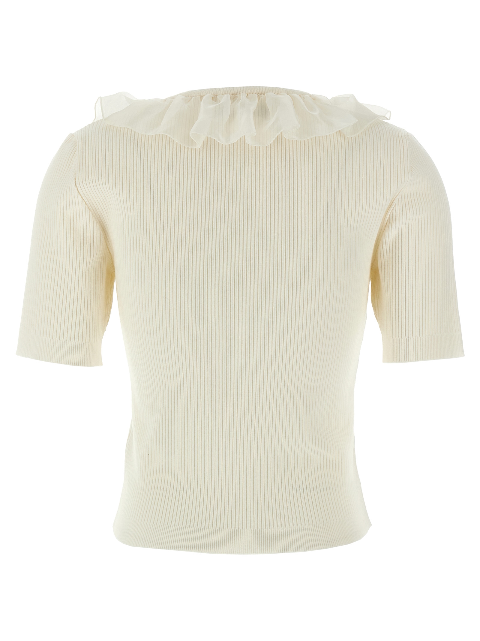 Ruffle t-shirt FABX4045K45140001 (ALESSANDRA RICH / Tシャツ・カットソー ) | ALESSANDRA RICH (アレッサンドラ リッチ)(1)
