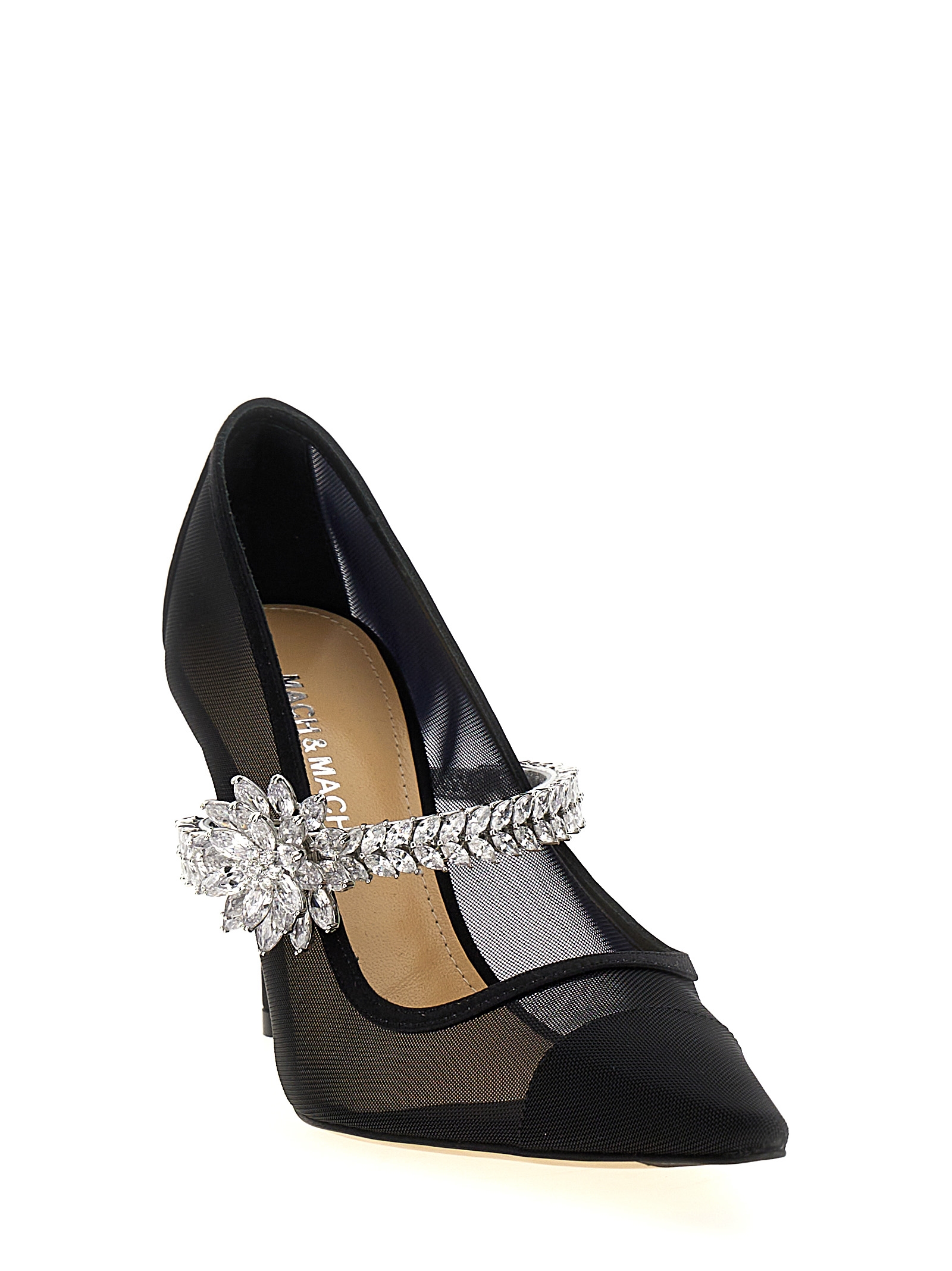'Lotus' pumps R25S090695NETB17BLACK (MACH & MACH / パンプス・ハイヒール ) | MACH & MACH (マッハ&マッハ)(1)