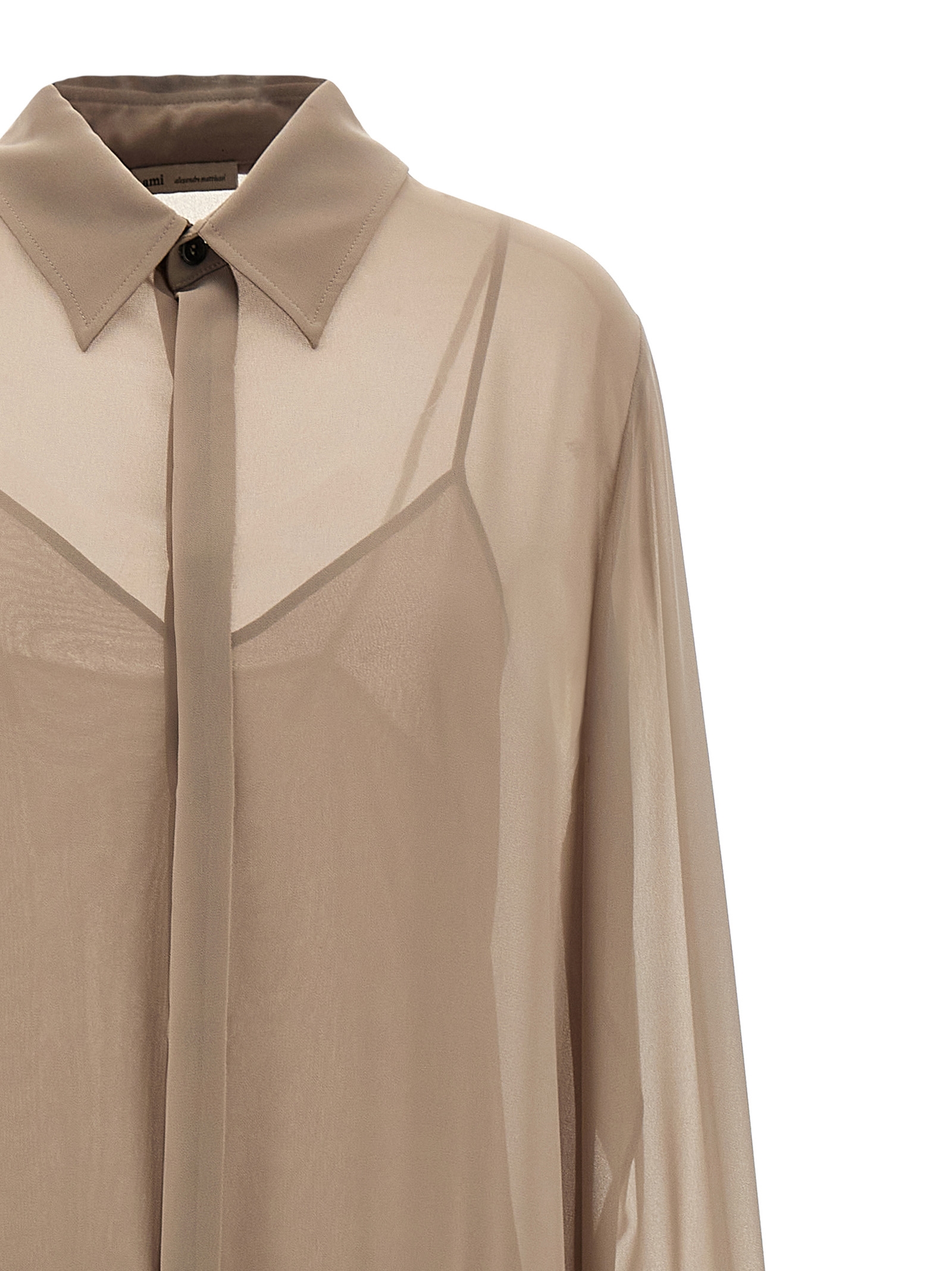 'Pleated Midi' dress FDR262PL00270952 (AMI Paris / ワンピース・ドレス・オールインワン ) | AMI Paris (アミパリス)(2)