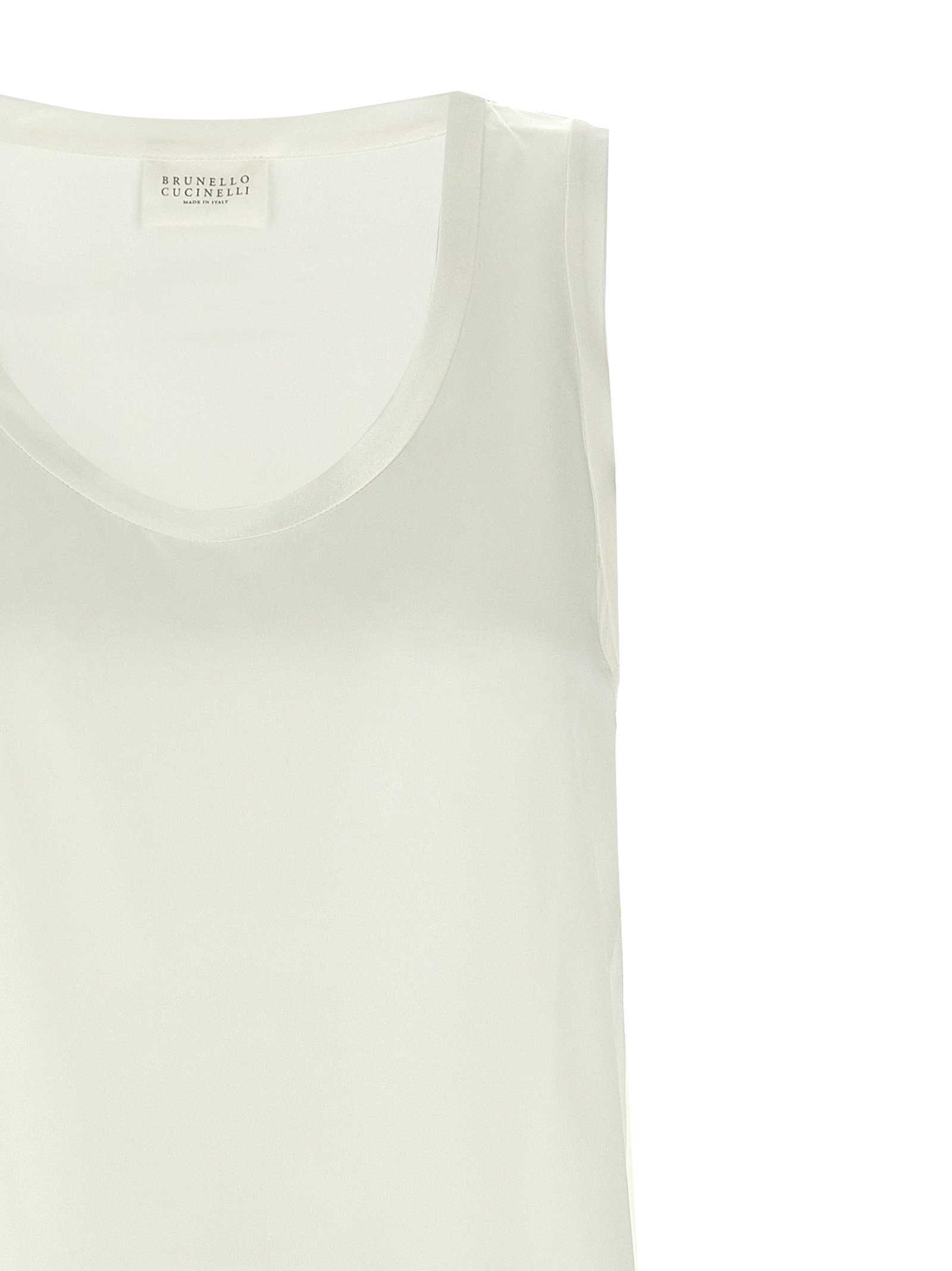 Silk top M0C59E0600C159 (Brunello Cucinelli / タンクトップ・キャミソール ) | Brunello Cucinelli (ブルネロ・クチネリ)(2)