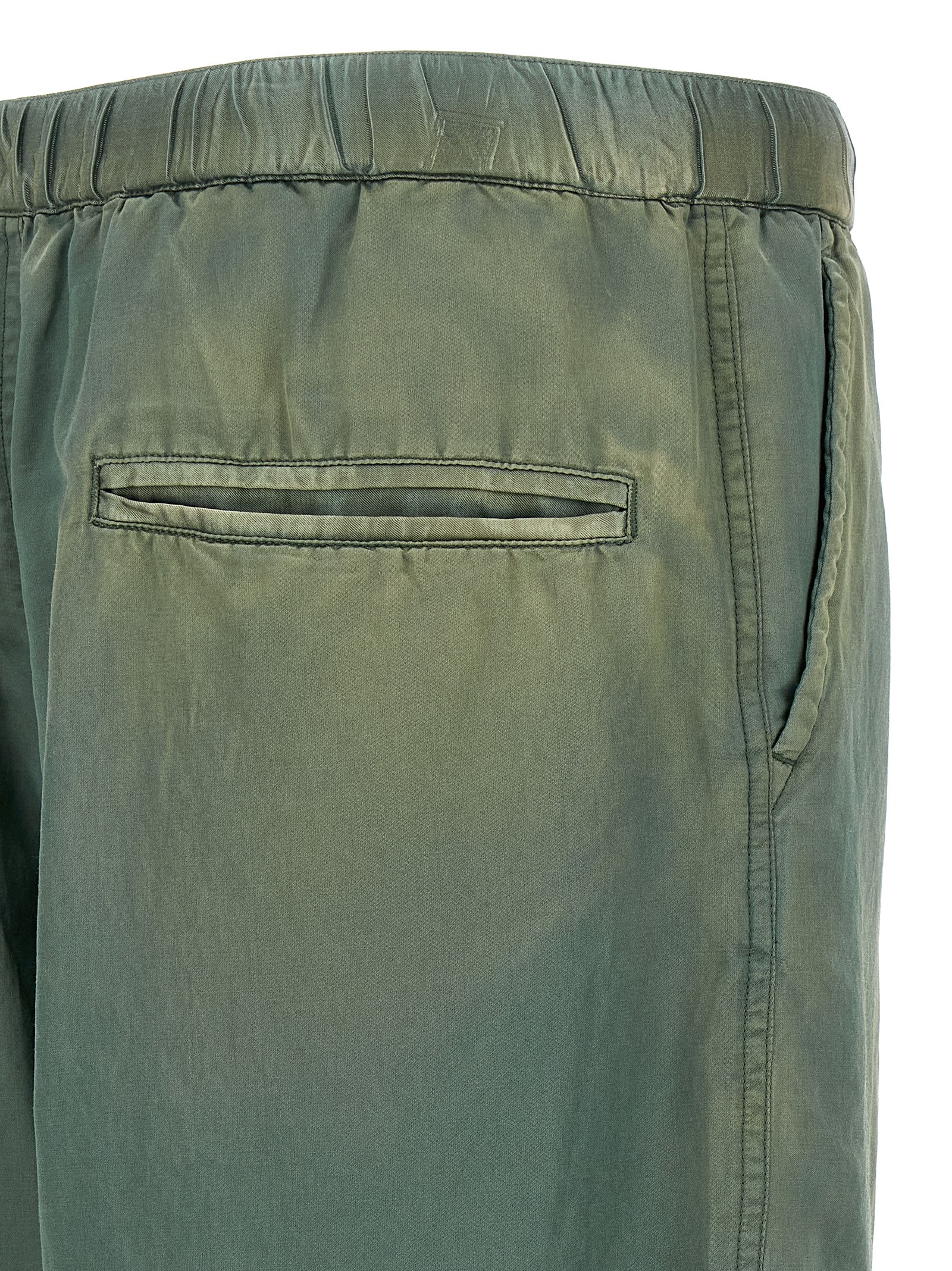 'Aged Satin' bermuda shorts J14PT143KHAKI (Maison Mihara Yasuhiro / ショートパンツ ) | Maison Mihara Yasuhiro (メゾン ミハラ ヤスヒロ)(3)