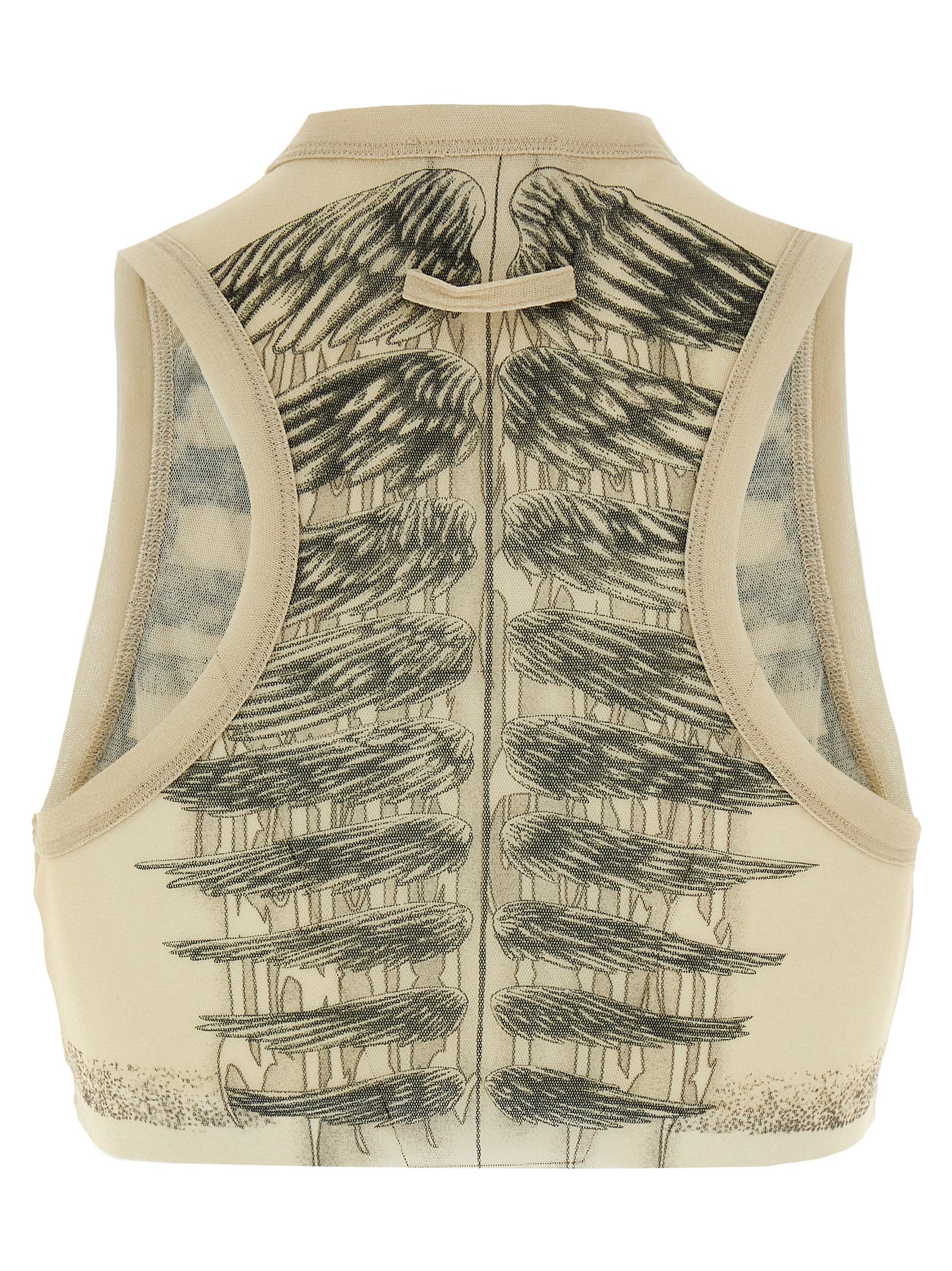 Crop tulle top 2534FTO275T585030030 (Jean Paul GAULTIER / タンクトップ・キャミソール ) | Jean Paul GAULTIER (ジャンポール ゴルチエ)(1)