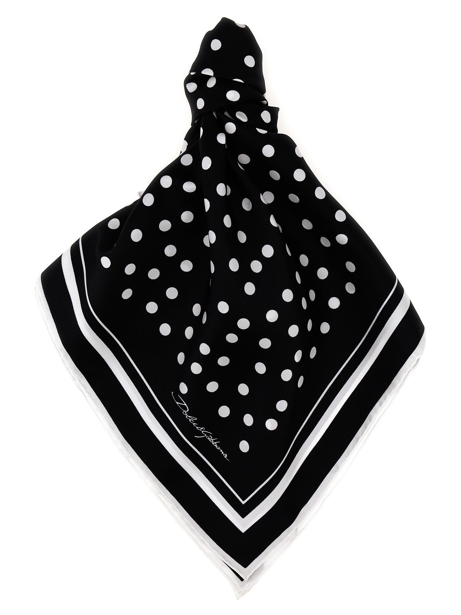 Polka dot scarf FN090RGDCFXHNBEW (Dolce & Gabbana / スカーフ・マフラー ) | Dolce & Gabbana (ドルチェガッバーナ)