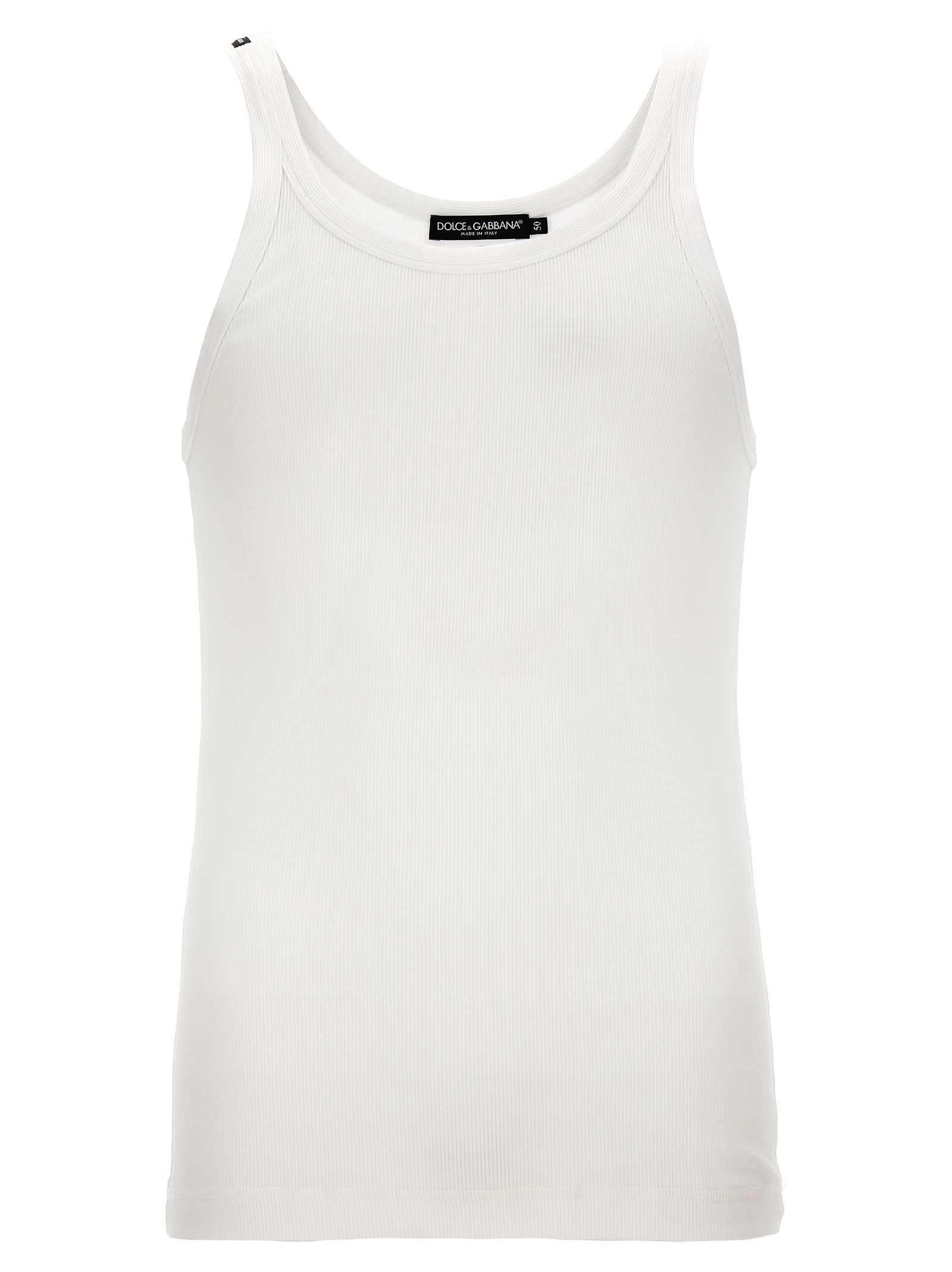 Ribbed tank top G8PA8TFU7AVW0800 (Dolce & Gabbana / タンクトップ・キャミソール ) | Dolce & Gabbana (ドルチェガッバーナ)