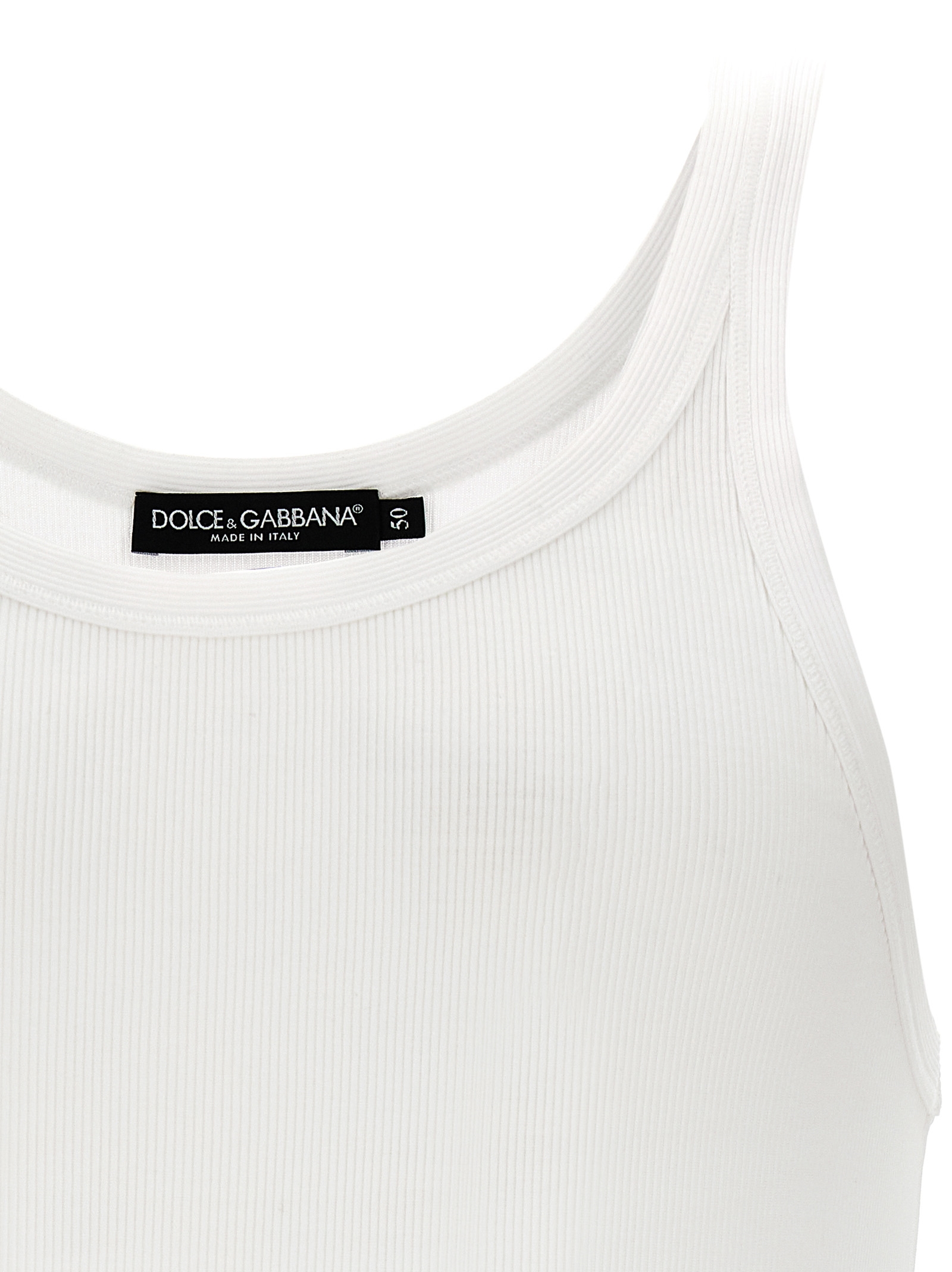 Ribbed tank top G8PA8TFU7AVW0800 (Dolce & Gabbana / タンクトップ・キャミソール ) | Dolce & Gabbana (ドルチェガッバーナ)(2)