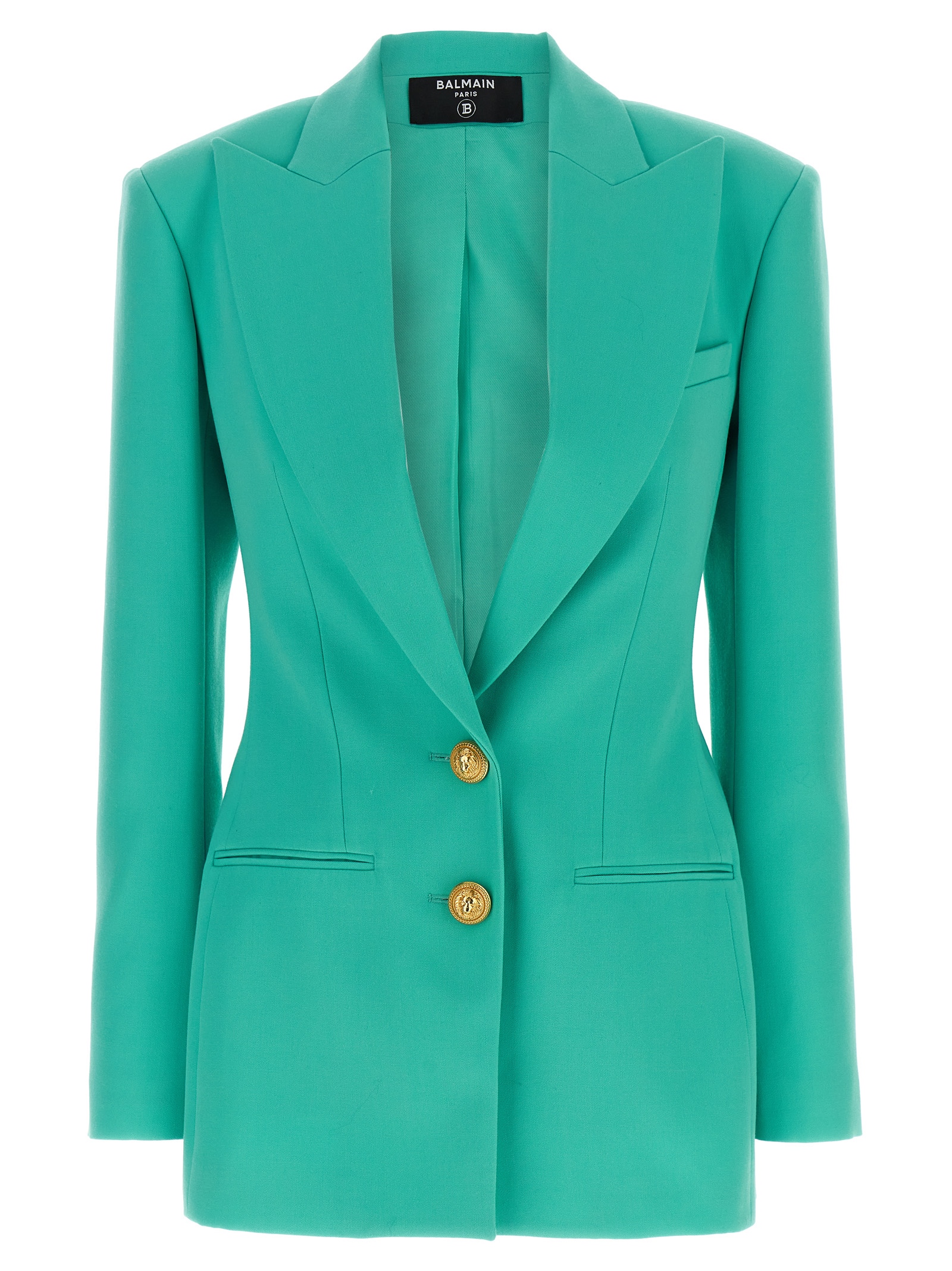 Logo button double-breasted blazer DF1SE055WC097CN (Balmain / スーツ・ジャケット ) | Balmain (バルマン)