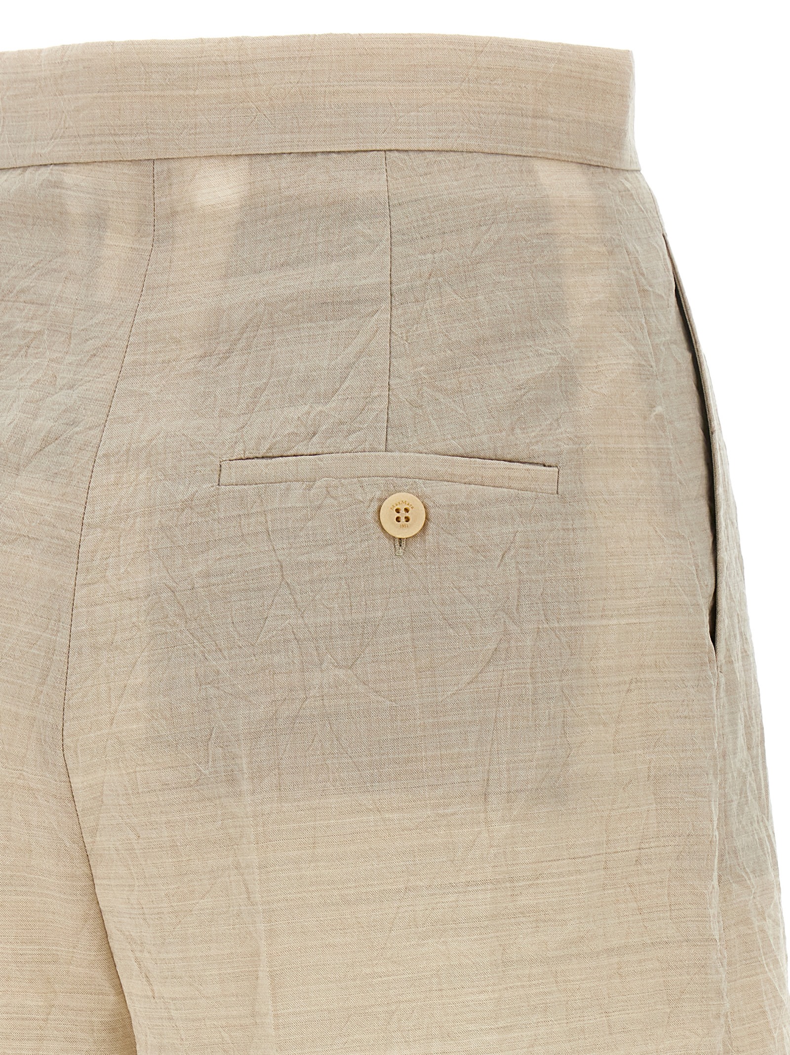 【送料&関税込】Max Mara abisso1234 Shorts Abisso 1234 max mara sfilata wool shorts with rippled