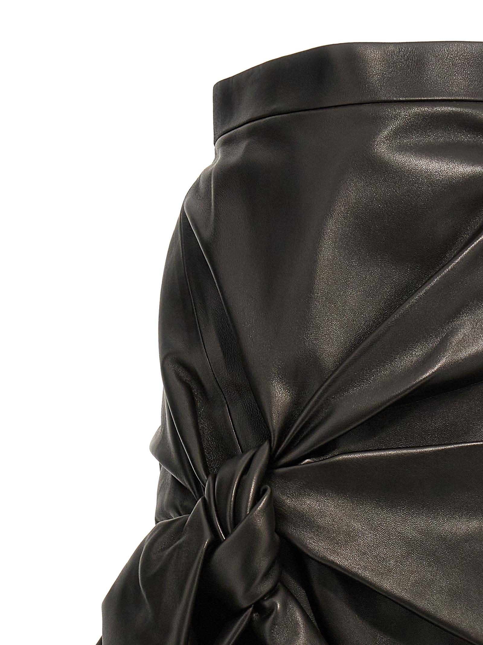 Maxi bow leather skirt 780910Q5AL11000 (Alexander McQUEEN / スカート ) | Alexander McQUEEN (アレキサンダー・マックイーン)(2)