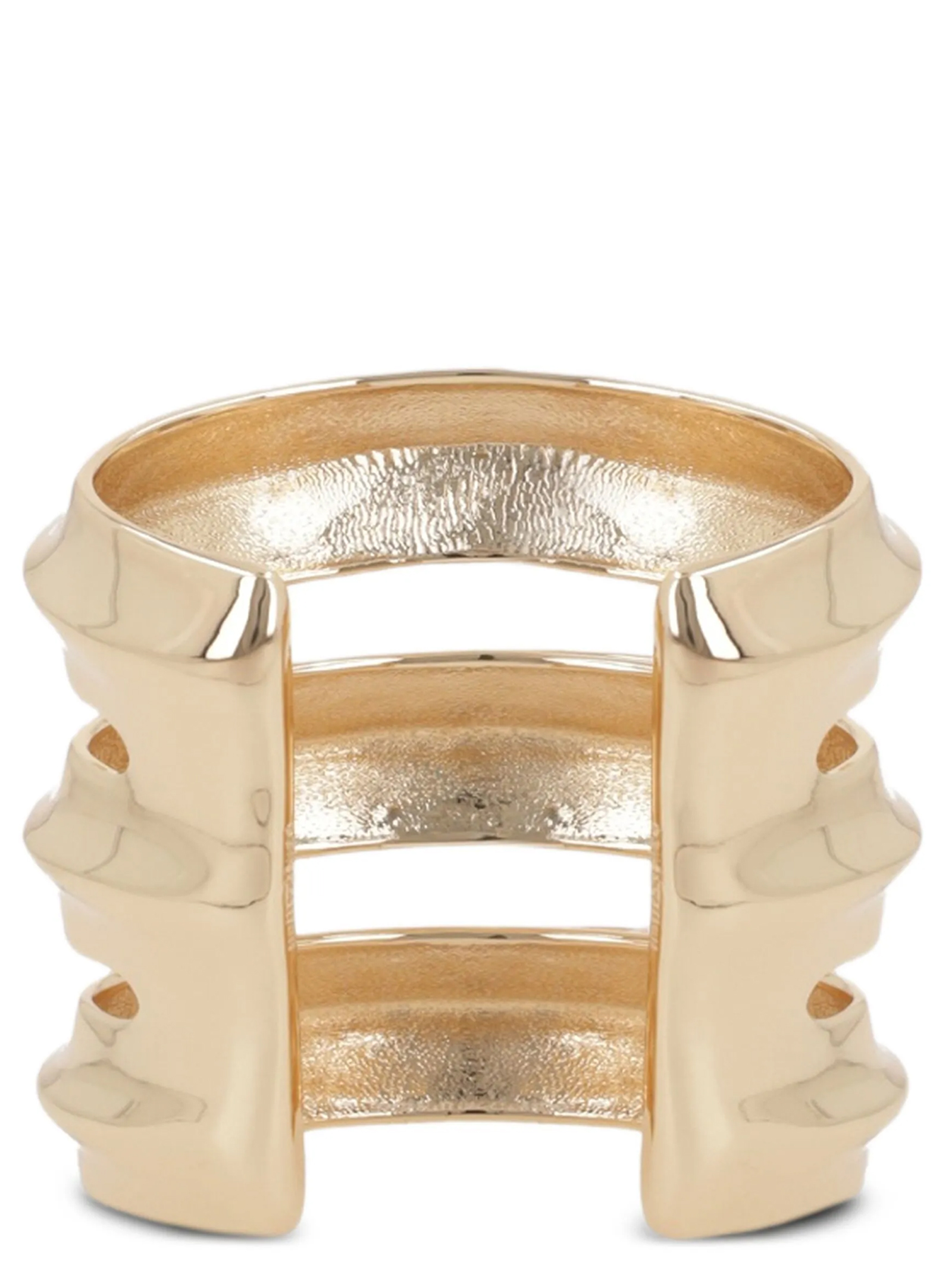 'Gold Sculpted Double Cuff' bracelet SS25611BGDGOLD (self-portrait / ブレスレット ) | self-portrait (セルフ・ポートレイト)(1)