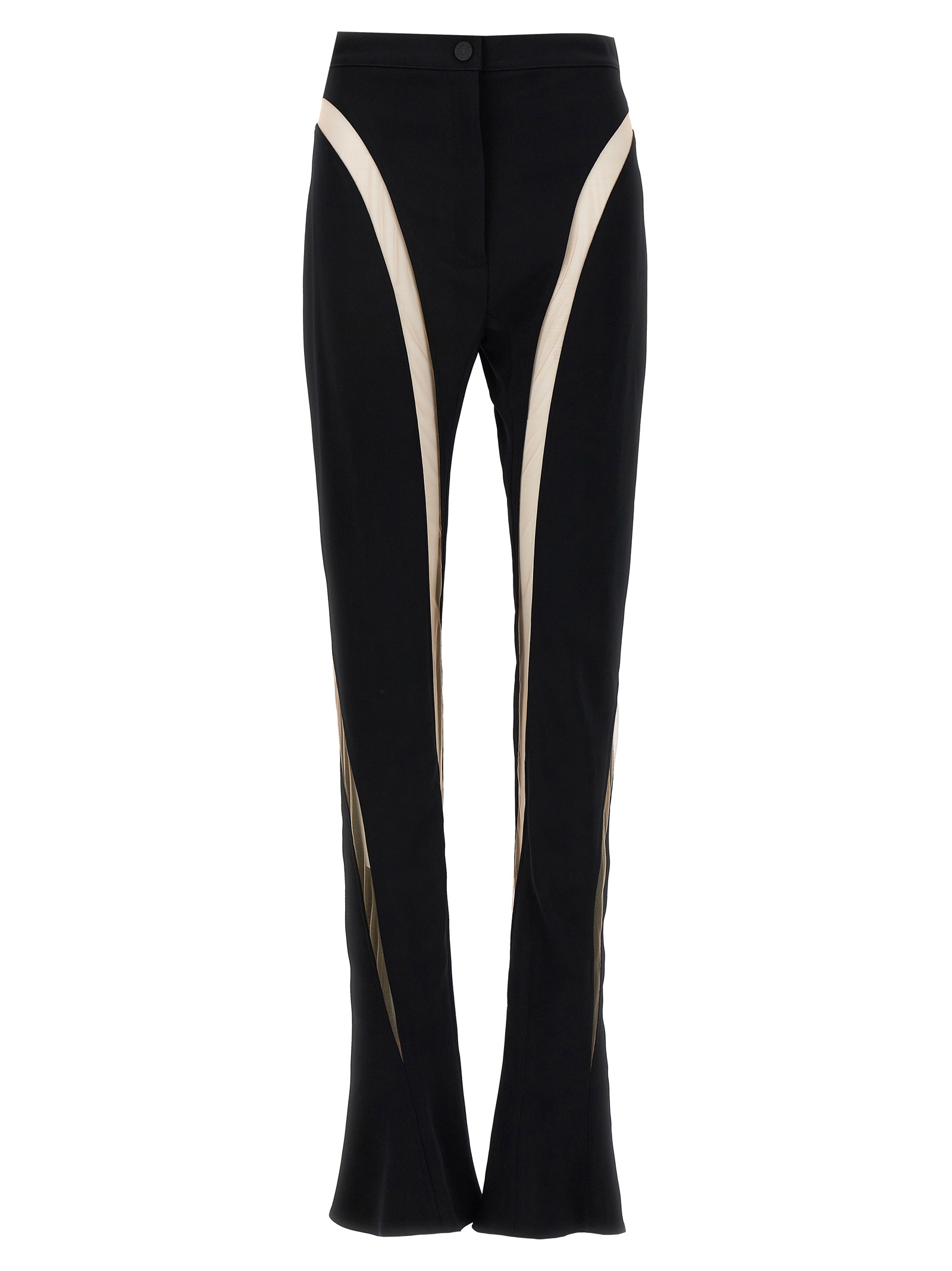 Mesh insert leggings 24P1PA0404470B99N1 (MUGLER / アクティブウェア ) | MUGLER (ミュグレー)