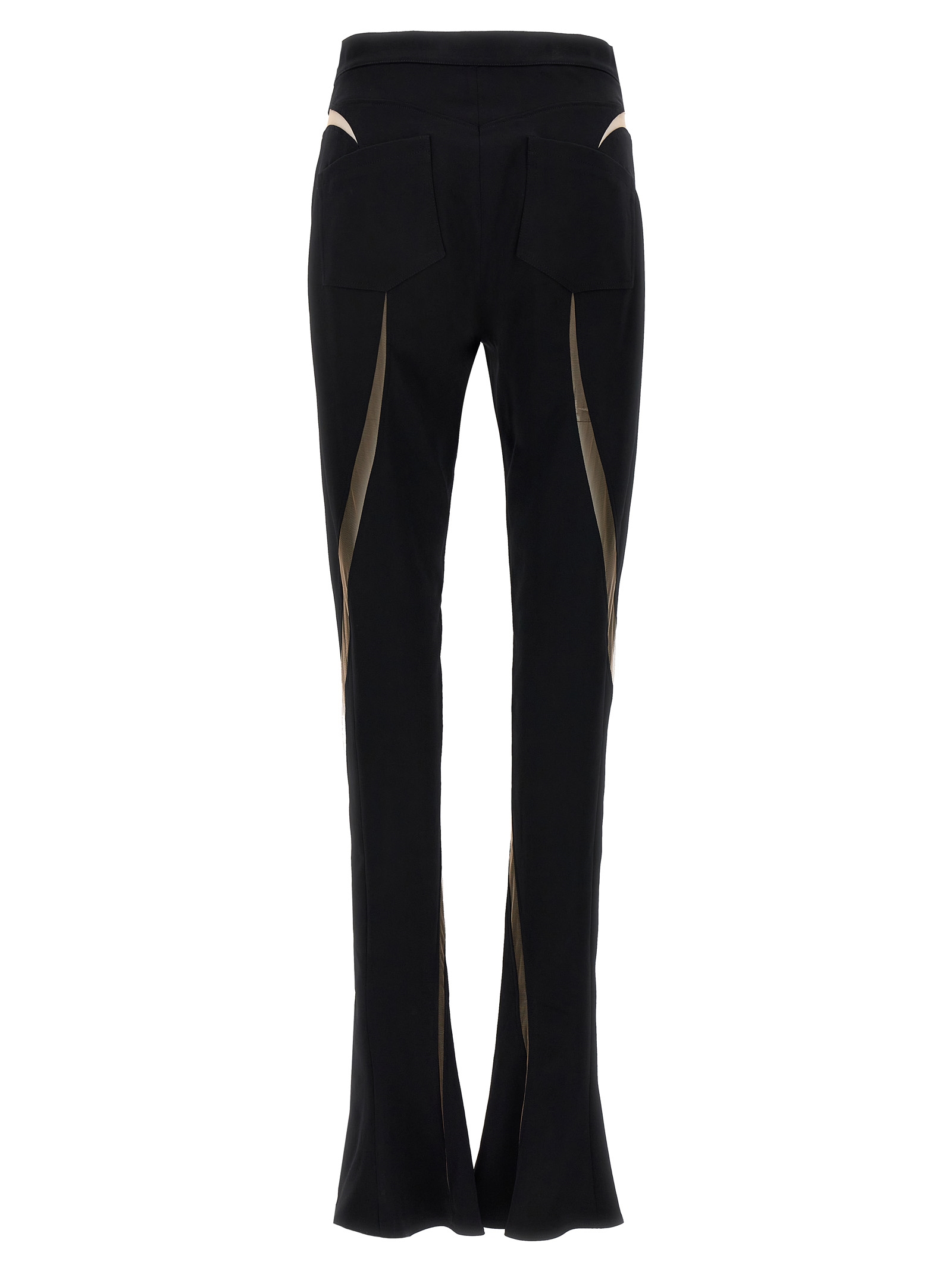 Mesh insert leggings 24P1PA0404470B99N1 (MUGLER / アクティブウェア ) | MUGLER (ミュグレー)(1)