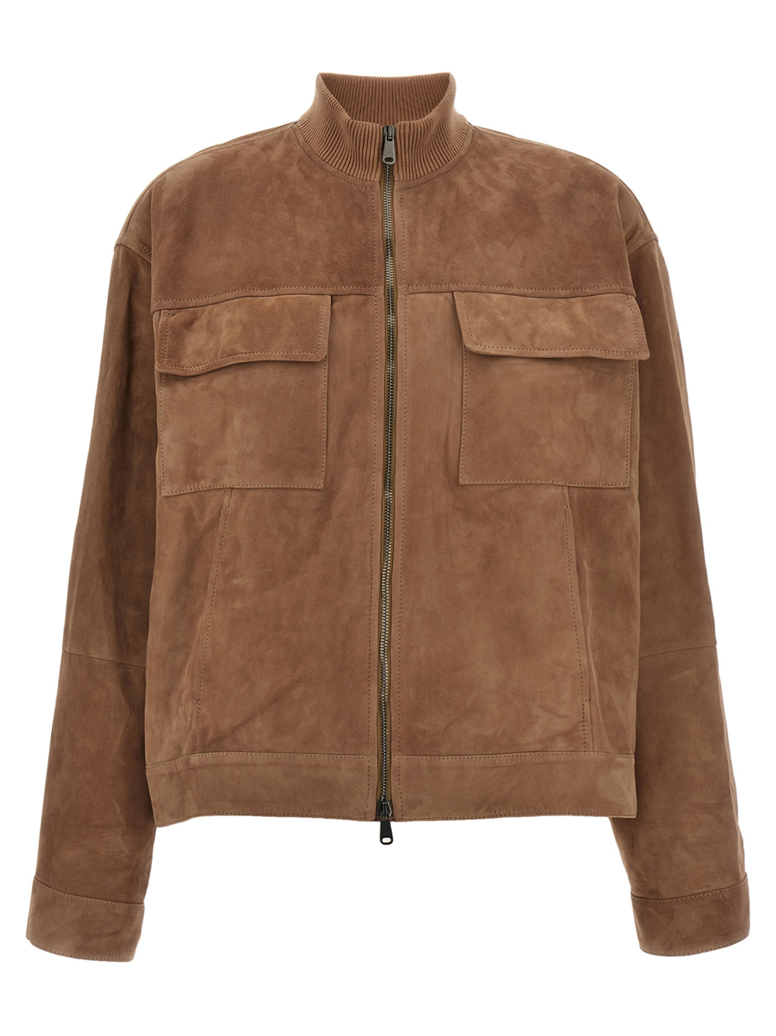 Couture suede jacket MPCAI7882C2867 (Brunello Cucinelli / カジュアルジャケット・ベスト ) | Brunello Cucinelli (ブルネロ・クチネリ)