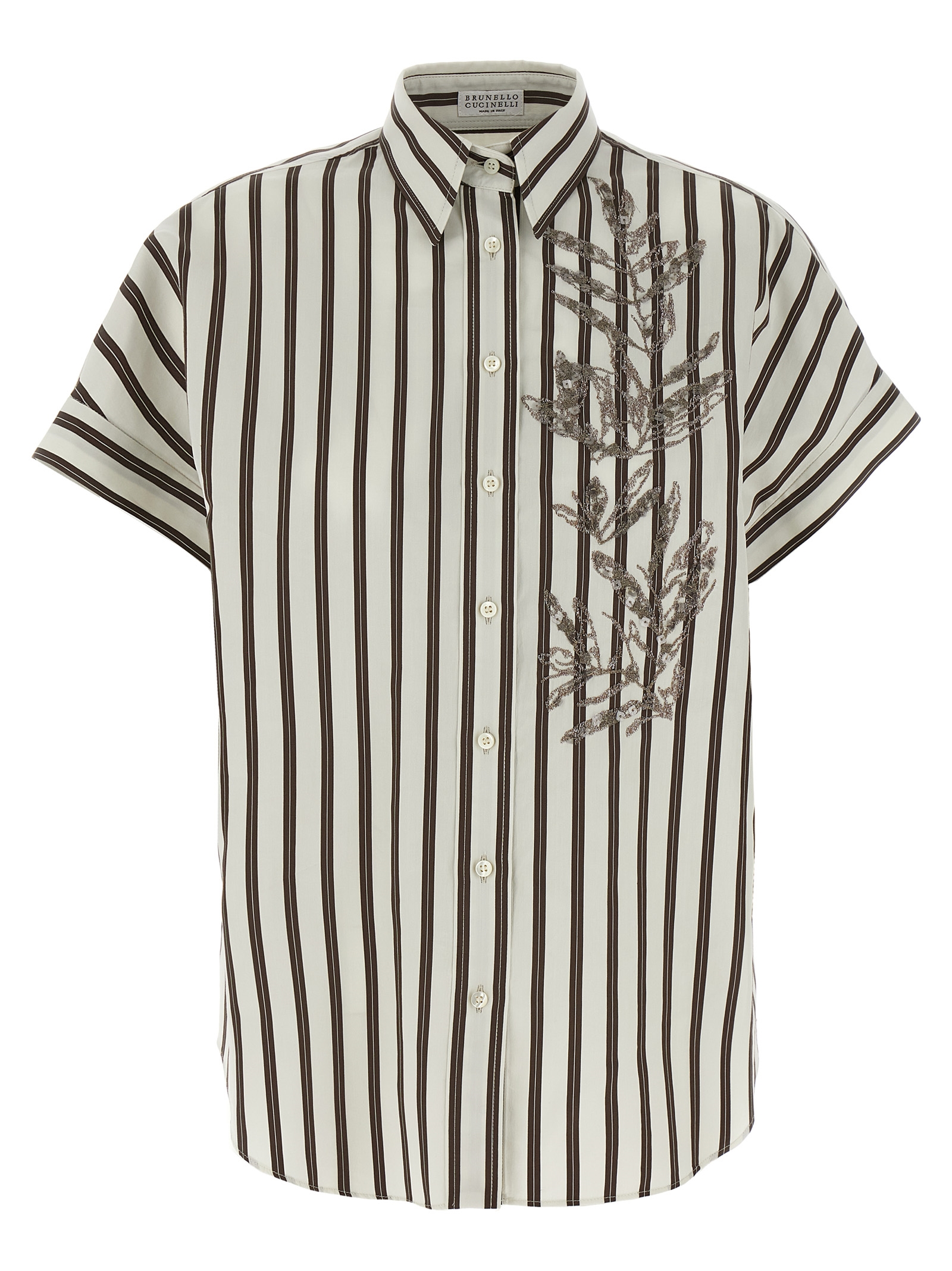 Embroidery shirt MH765RJ626C026 (Brunello Cucinelli / シャツ・ブラウス ) | Brunello Cucinelli (ブルネロ・クチネリ)