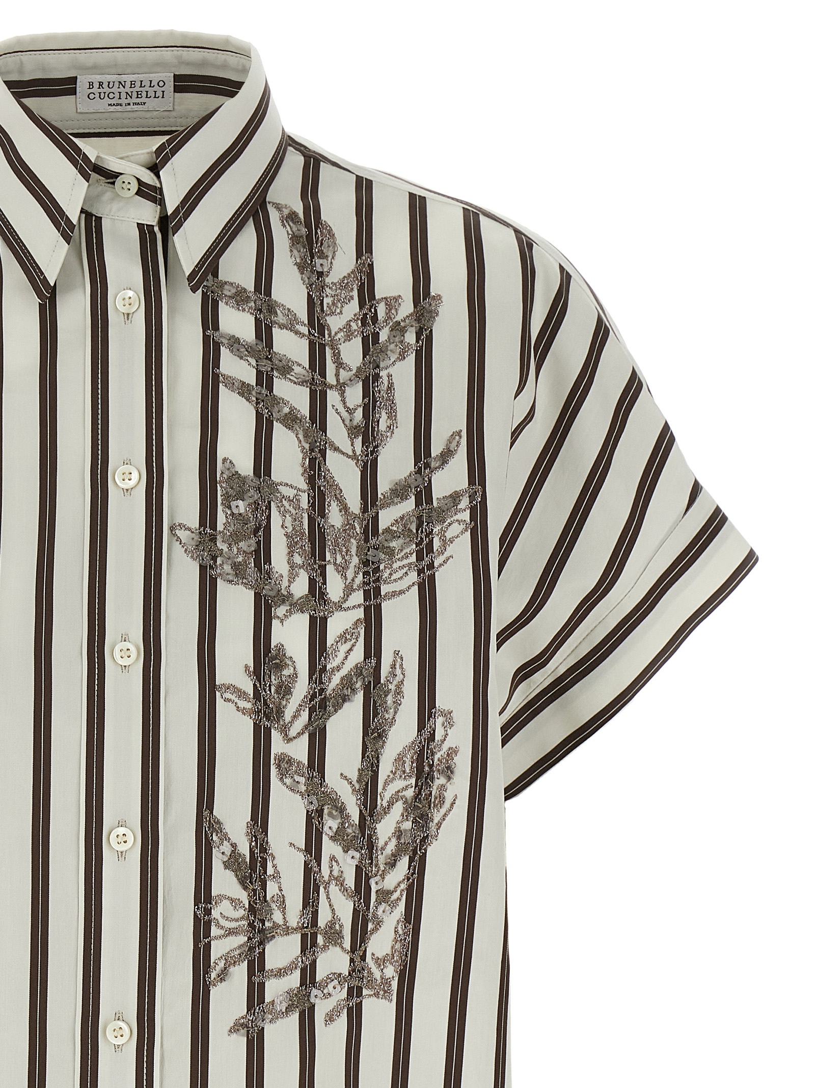 Embroidery shirt MH765RJ626C026 (Brunello Cucinelli / シャツ・ブラウス ) | Brunello Cucinelli (ブルネロ・クチネリ)(2)