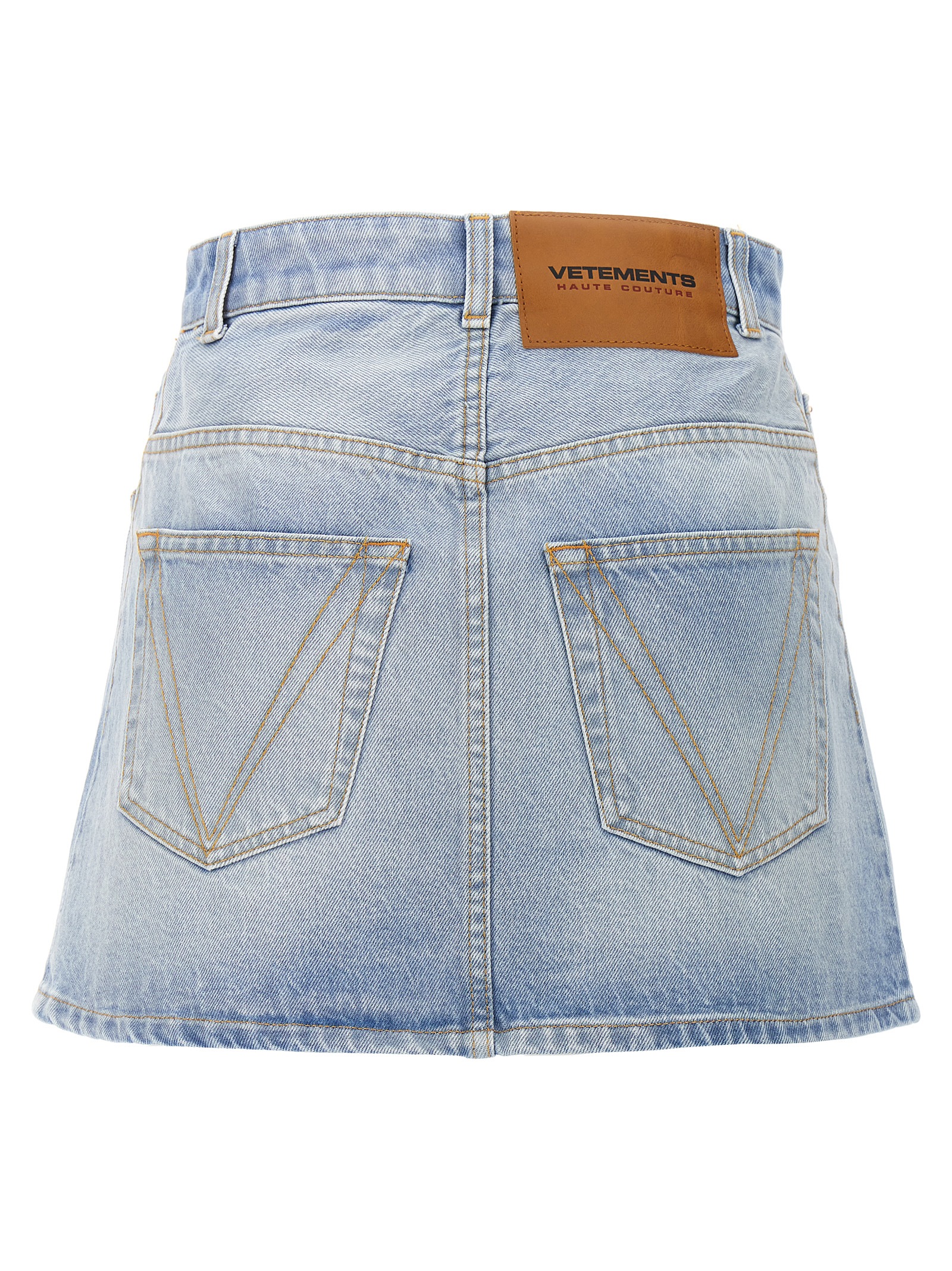 'Destroyed' skirt WE64SK750NBLUE (VETEMENTS / スカート ) | VETEMENTS (ヴェトモン)(1)