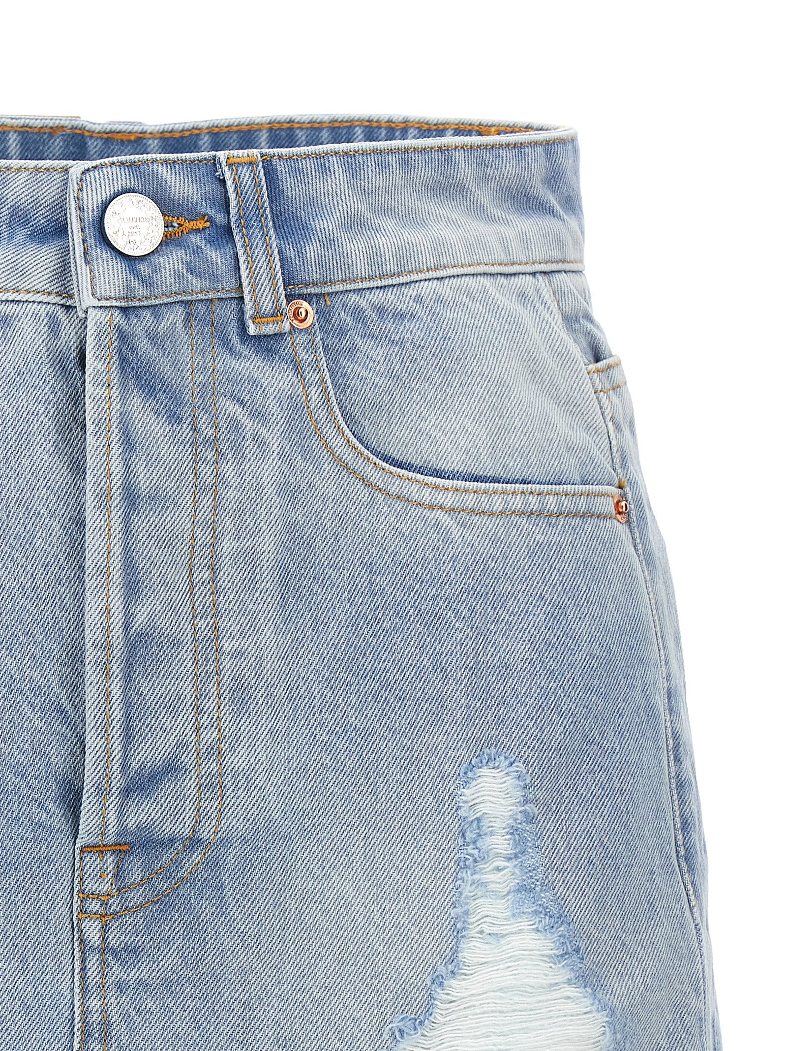 'Destroyed' skirt WE64SK750NBLUE (VETEMENTS / スカート ) | VETEMENTS (ヴェトモン)(2)