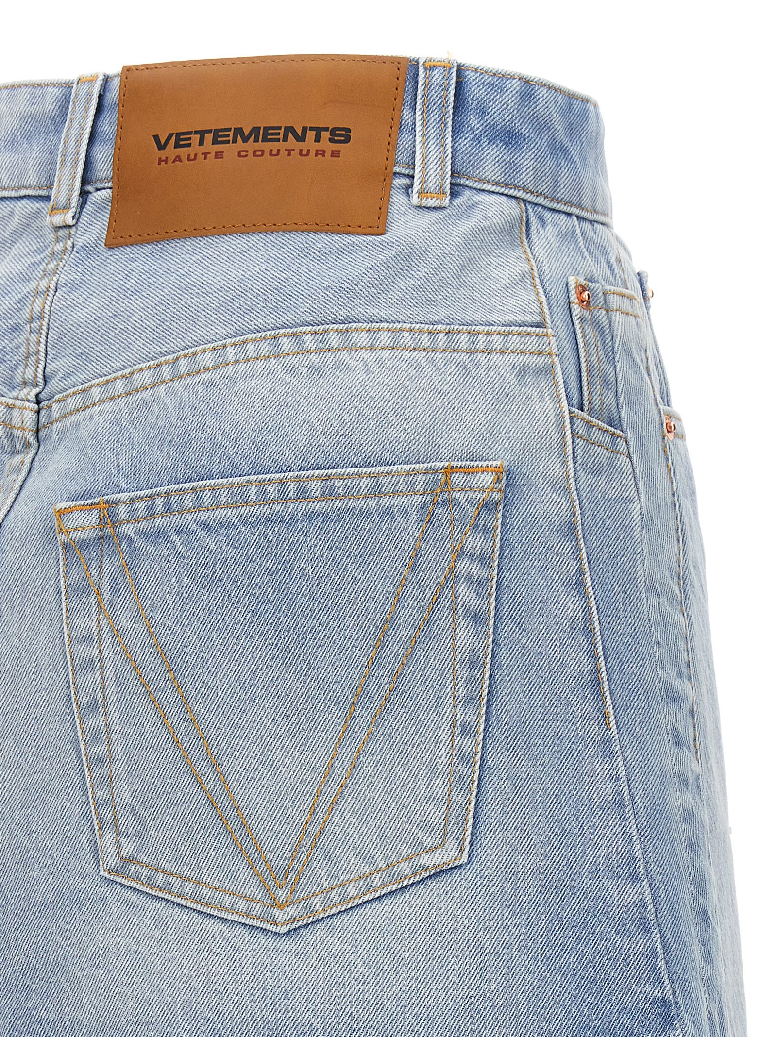 'Destroyed' skirt WE64SK750NBLUE (VETEMENTS / スカート ) | VETEMENTS (ヴェトモン)(3)